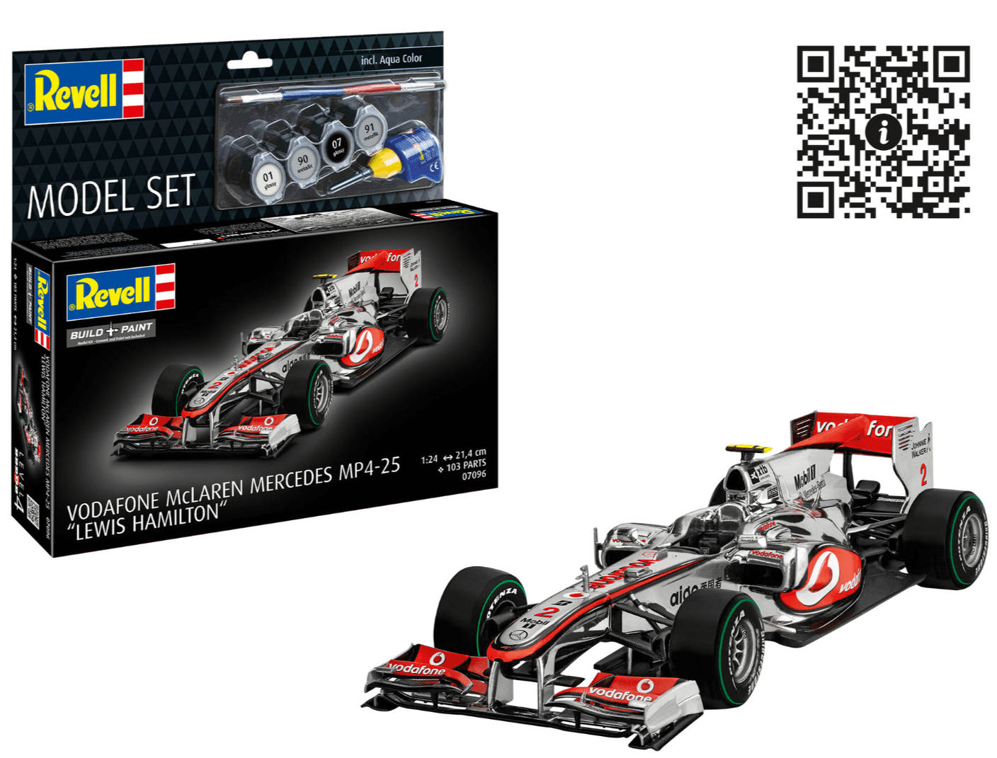 Produktbild Revell 67096 Model Set McLaren Mercedes MP4-25 "Lewis Hamilton" 3 von 3