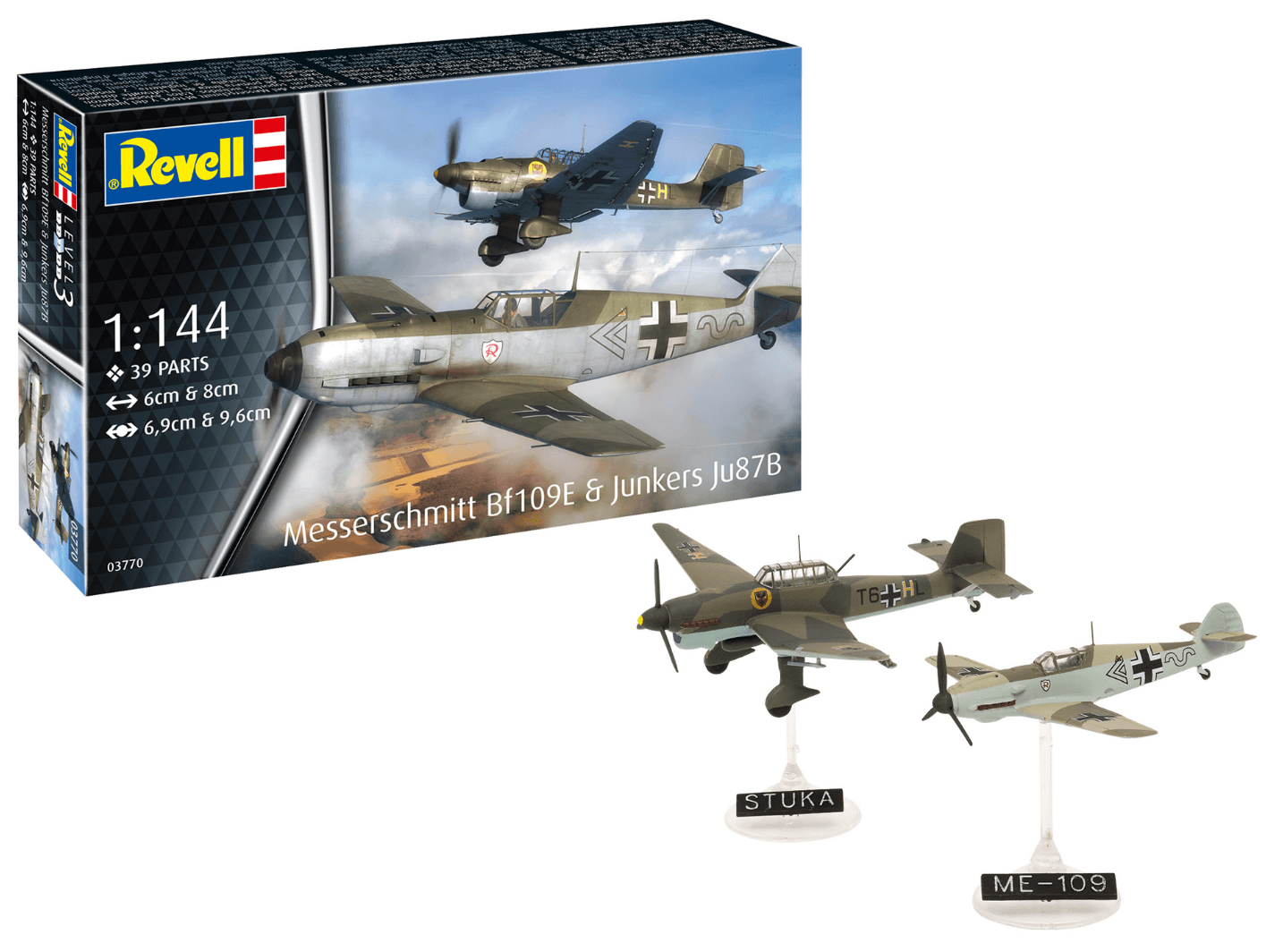 Revell  73770 Starter Kit Messerschmitt Bf109E - Ju87B Stuka