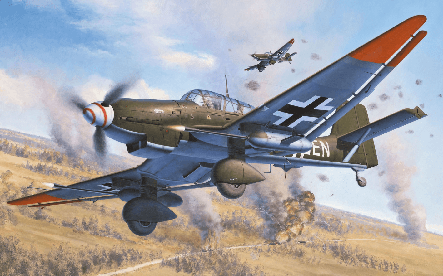 Produktbild Revell  74692 Starter Kit Junkers Ju87 G-D Tank Buster 13 von 16