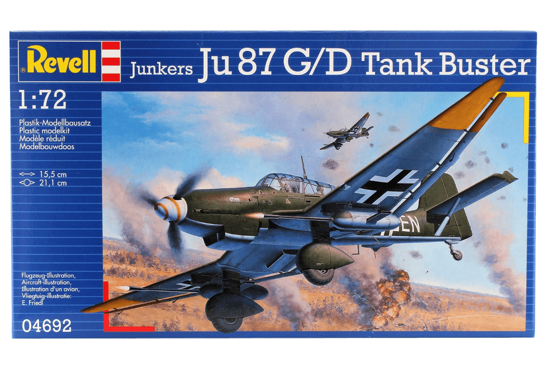 Produktbild Revell  74692 Starter Kit Junkers Ju87 G-D Tank Buster 11 von 16