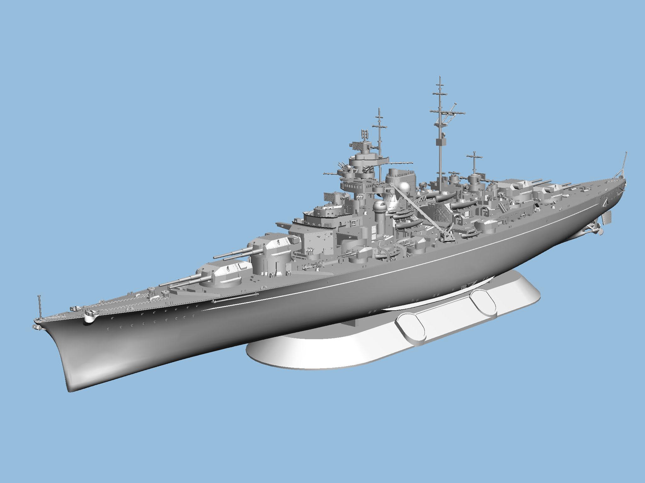 Produktbild Revell 05098 - Battleship Bismarck 4 von 10