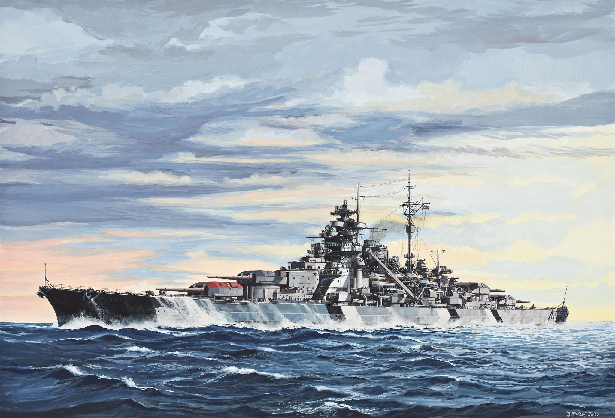Produktbild Revell 05098 - Battleship Bismarck 10 von 10
