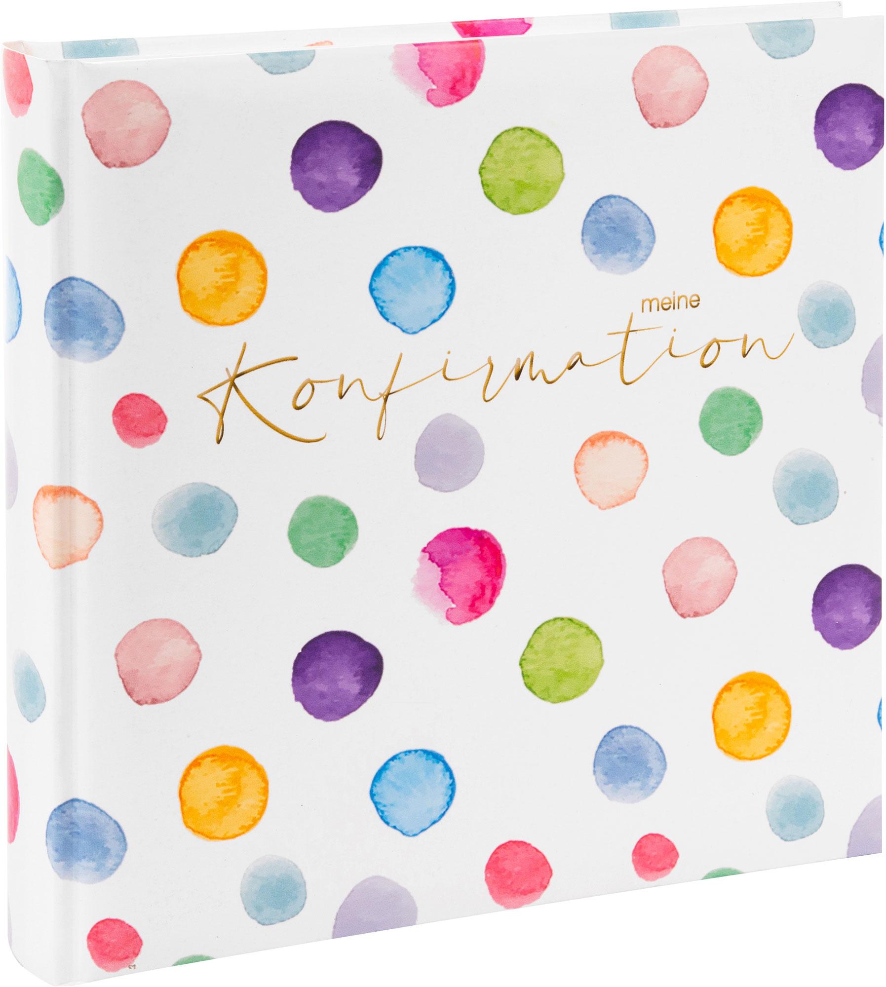 goldbuch Fotoalbum Konfirmation meine bunte Welt 25x25 cm