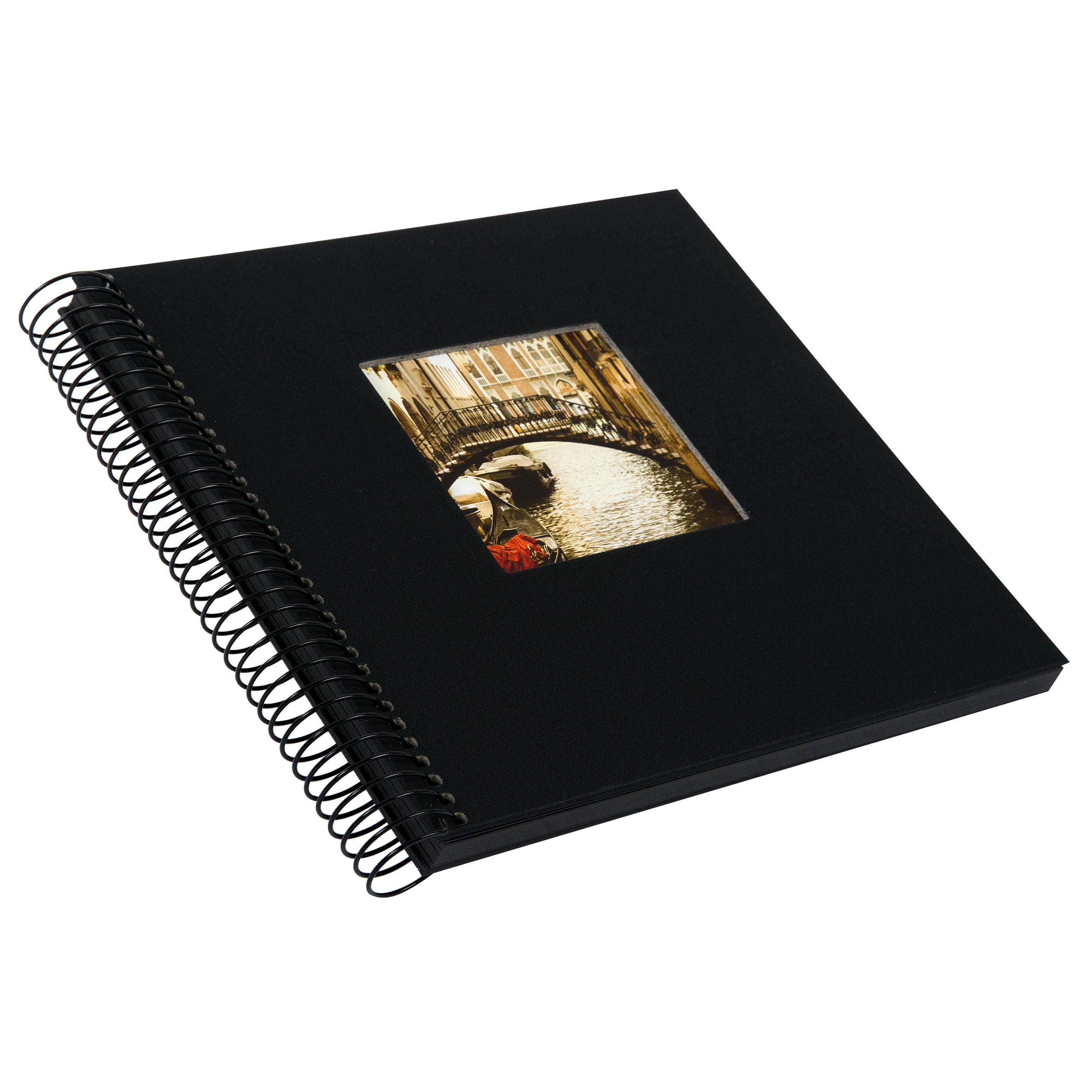 Produktbild goldbuch Spiralalbum Bella Vista schwarz mit schwarzen Seiten 20x20 cm 2 von 5