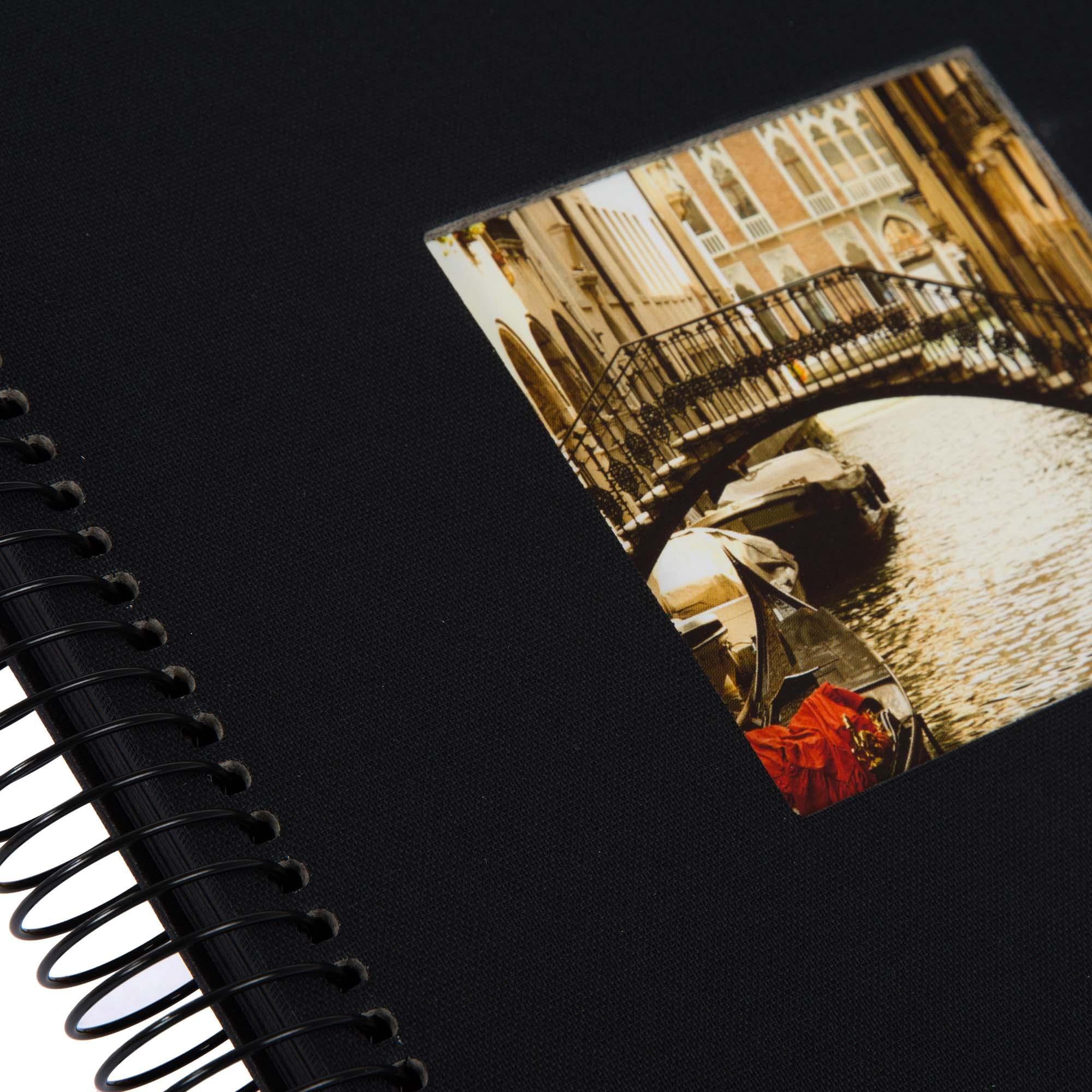 Produktbild goldbuch Spiralalbum Bella Vista schwarz mit schwarzen Seiten 20x20 cm 5 von 5