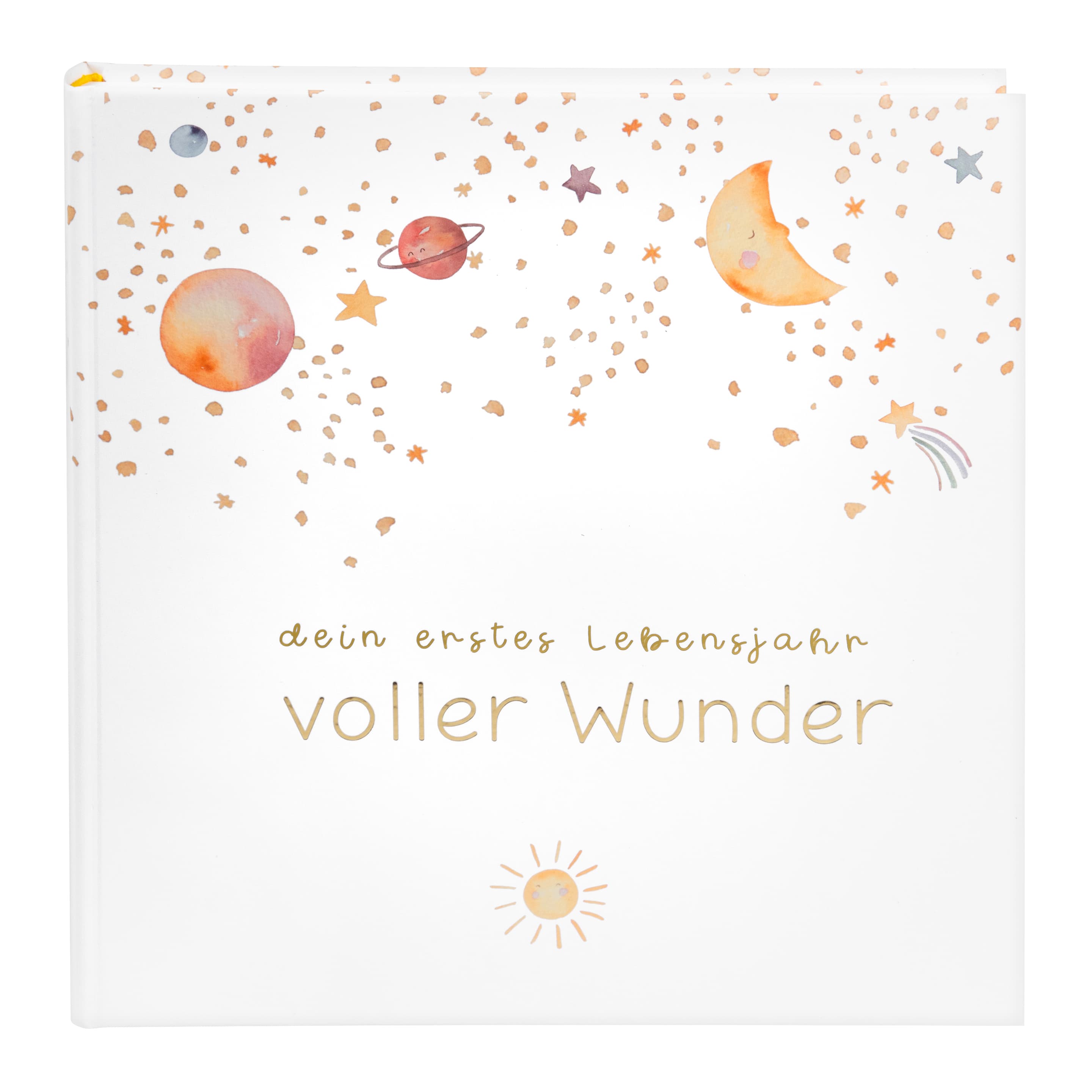 goldbuch  Babyalbum voller Wunder - Weltraum weiß