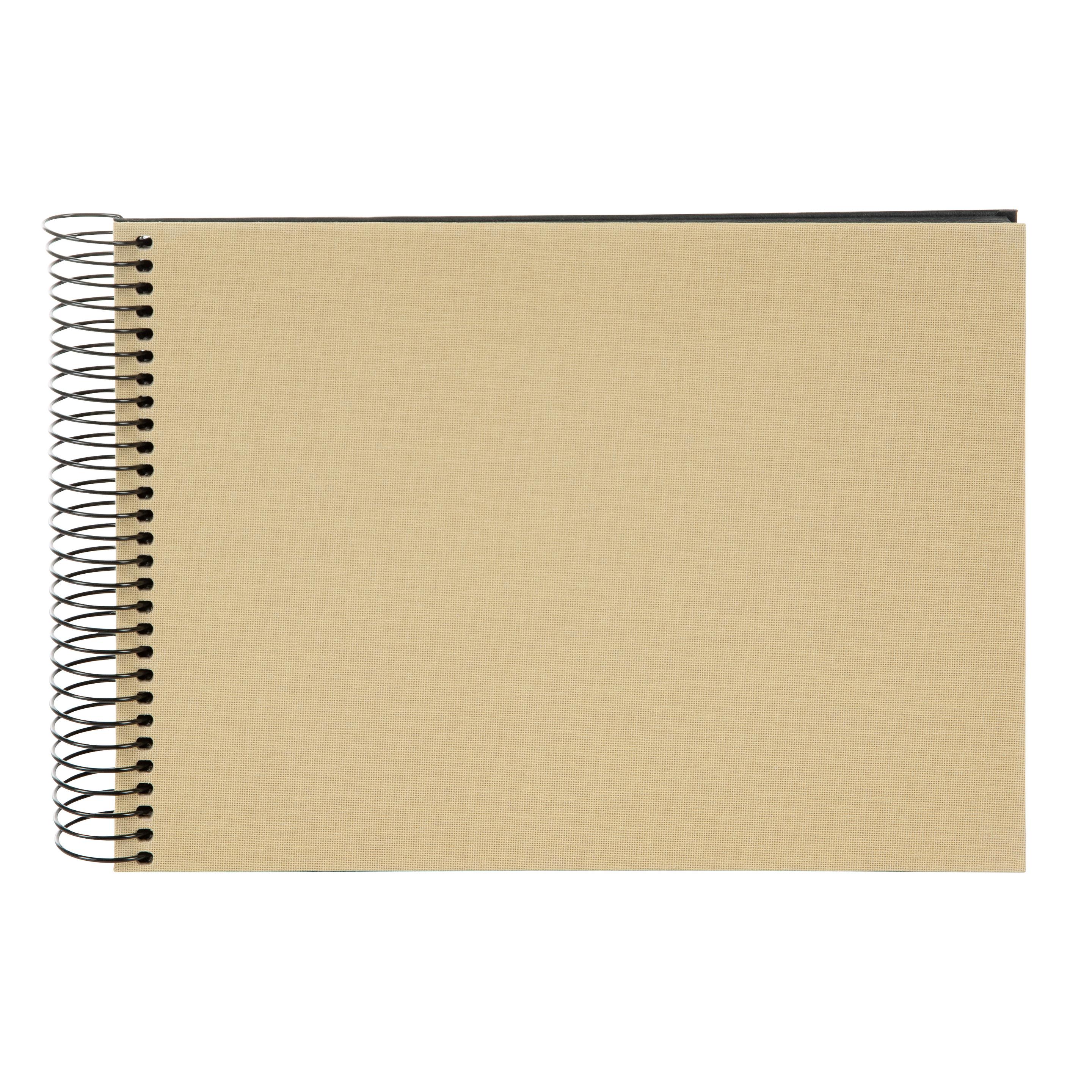 goldbuch Spiralalbum Bella Vista Beige 24x17cm 40 schwarze Seiten - erweiterbar