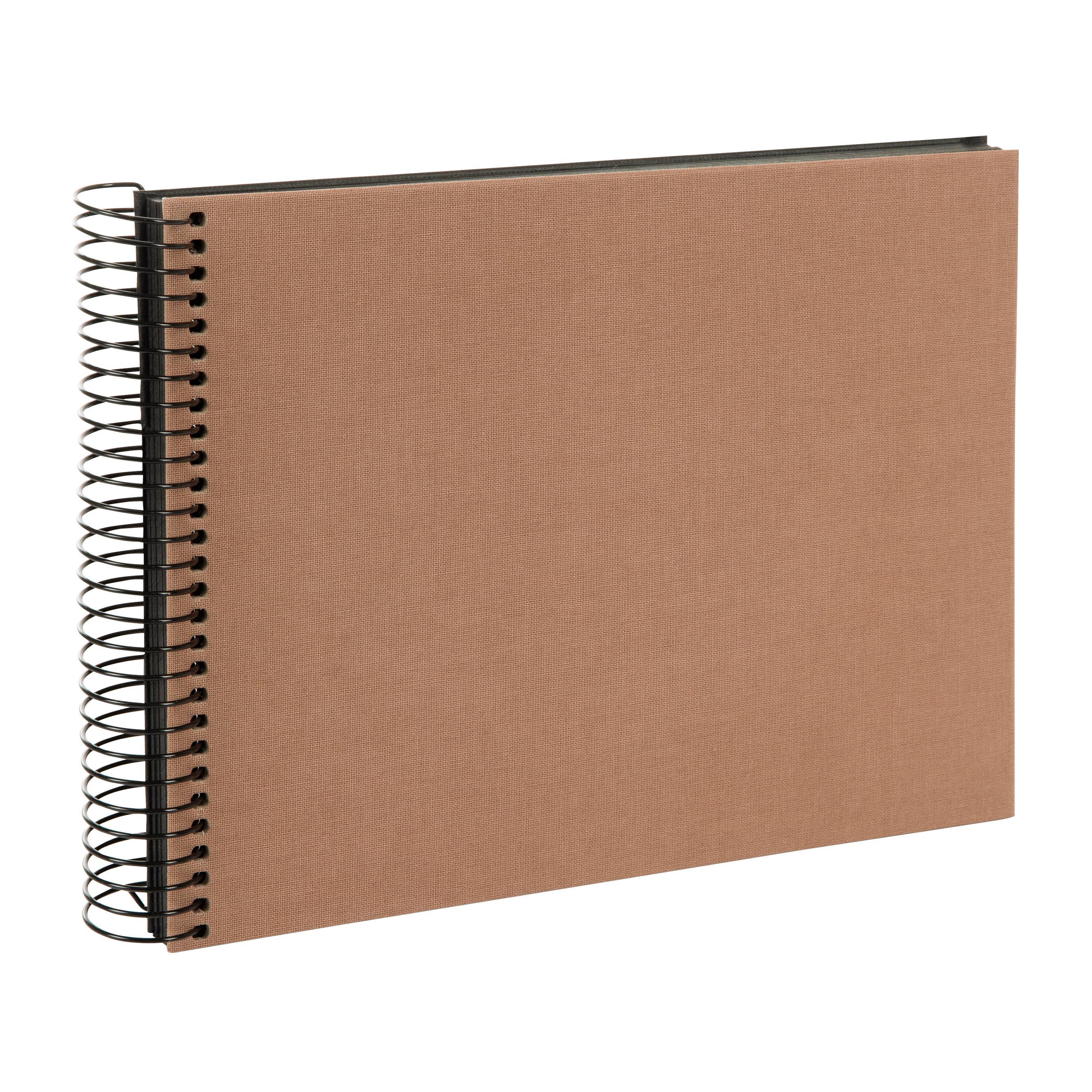 Produktbild goldbuch Spiralalbum Bella Vista Haselnuss 24x17cm 40 schwarze Seiten 2 von 5