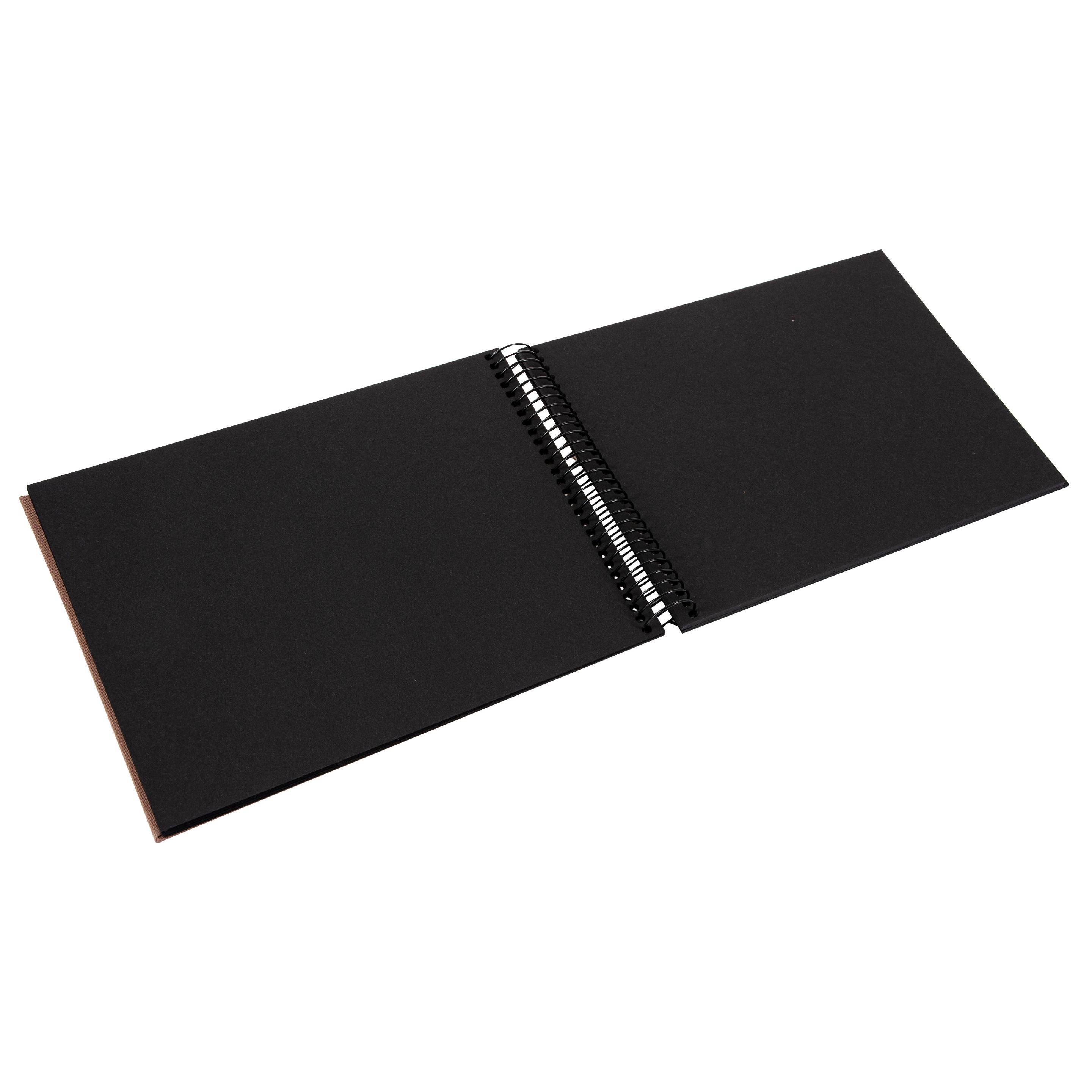 Produktbild goldbuch Spiralalbum Bella Vista Haselnuss 24x17cm 40 schwarze Seiten 4 von 5