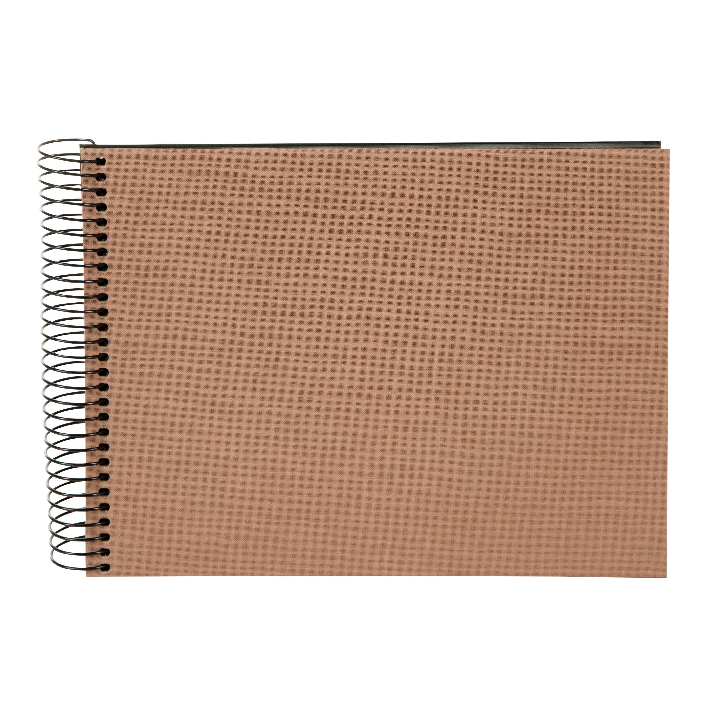 goldbuch Spiralalbum Bella Vista Haselnuss 24x17cm 40 schwarze Seiten