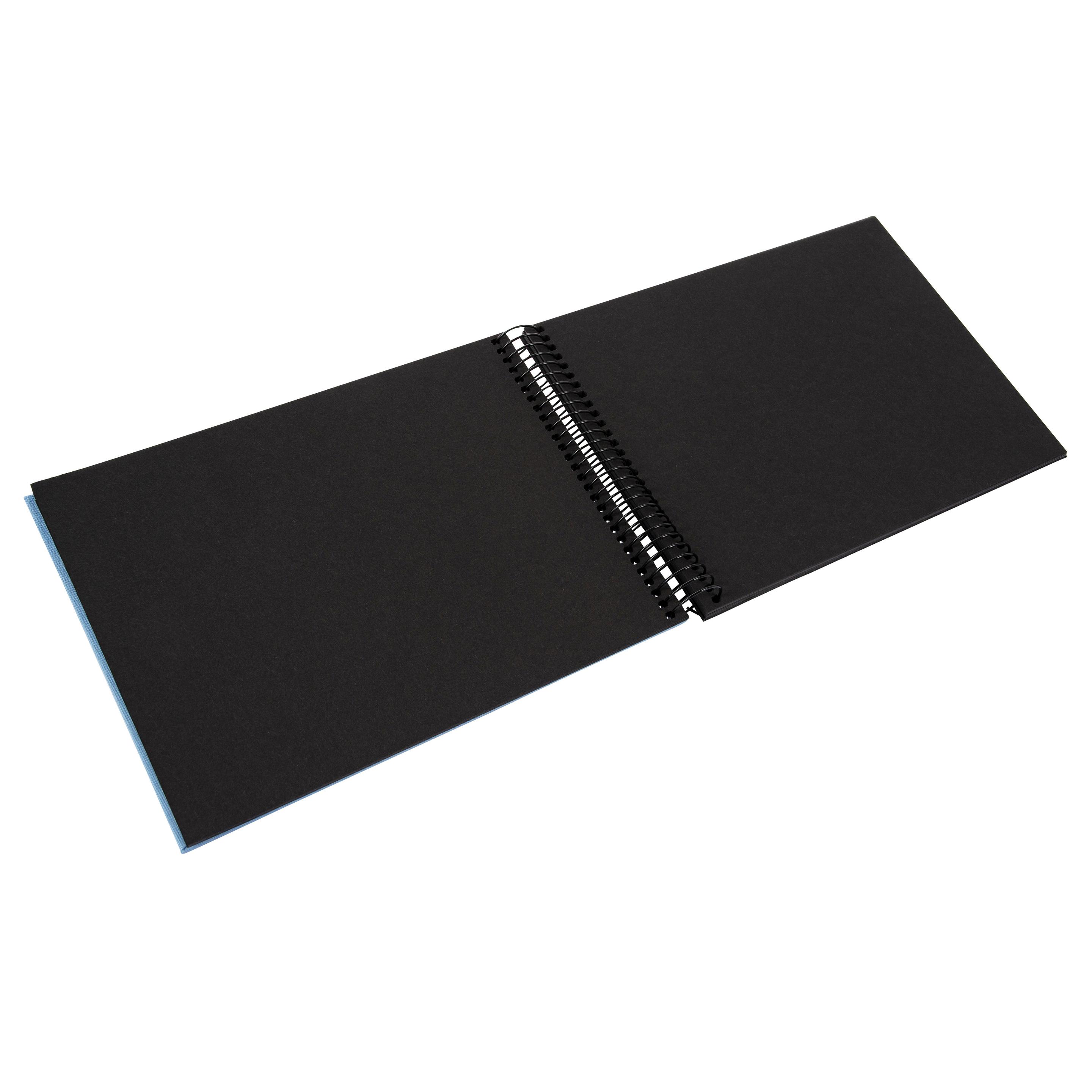 Produktbild goldbuch Spiralalbum Bella Vista himmelblau 24x17cm 40 schwarze Seiten 4 von 5