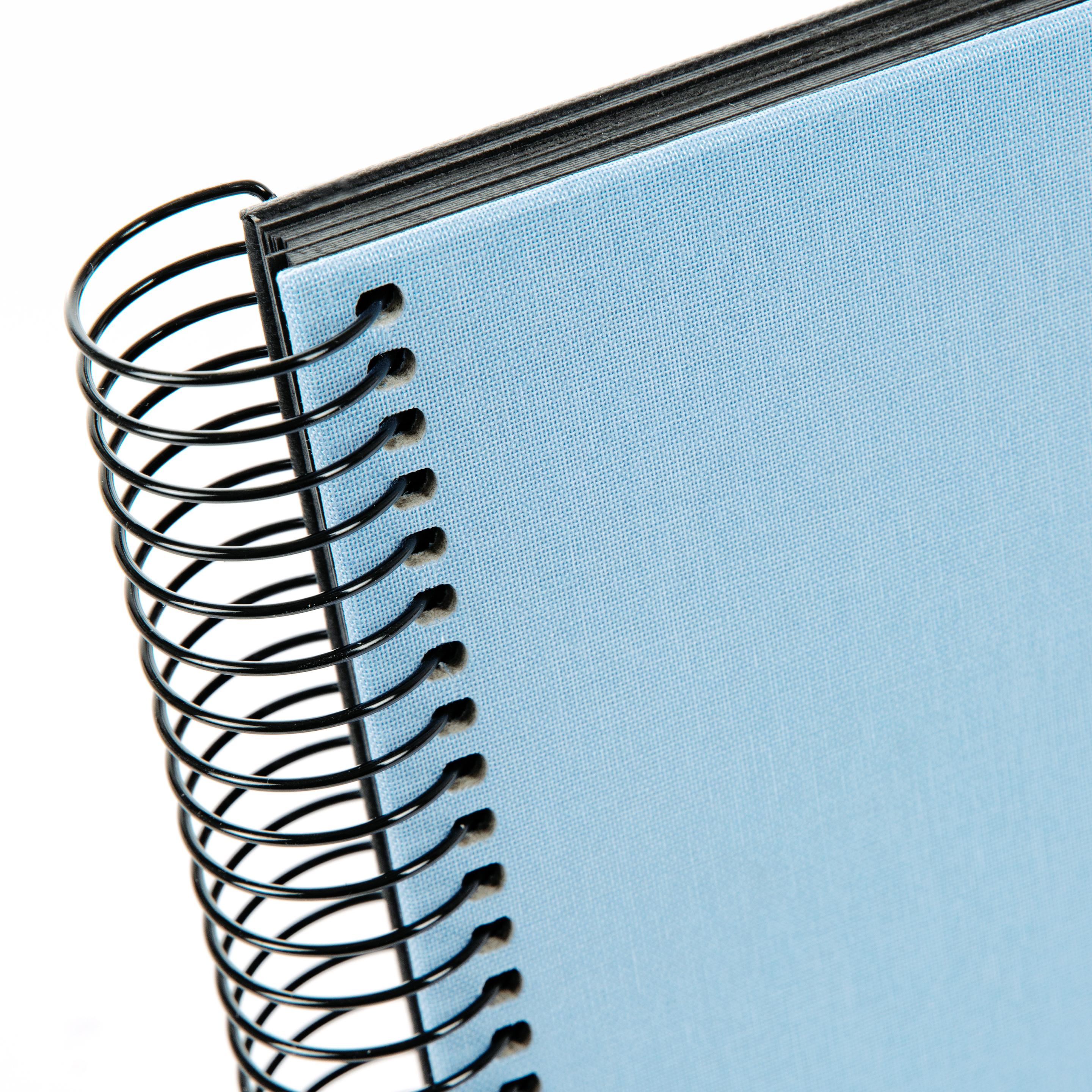 Produktbild goldbuch Spiralalbum Bella Vista himmelblau 24x17cm 40 schwarze Seiten 5 von 5