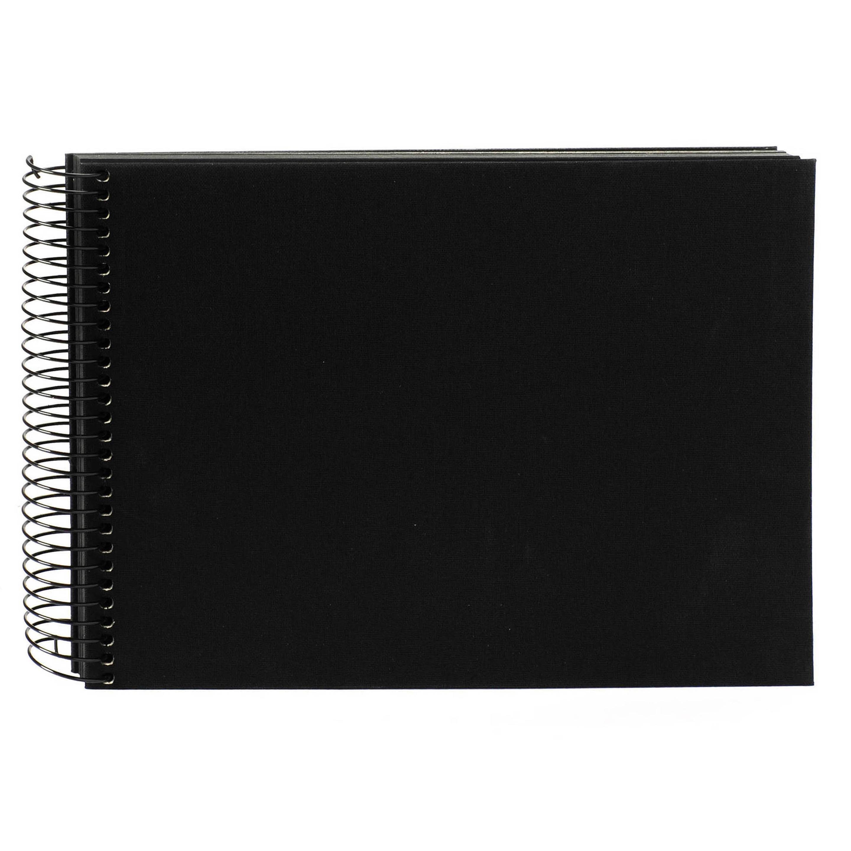 goldbuch Spiralalbum Bella Vista schwarz mit schwarzen Seiten, 17x23 cm