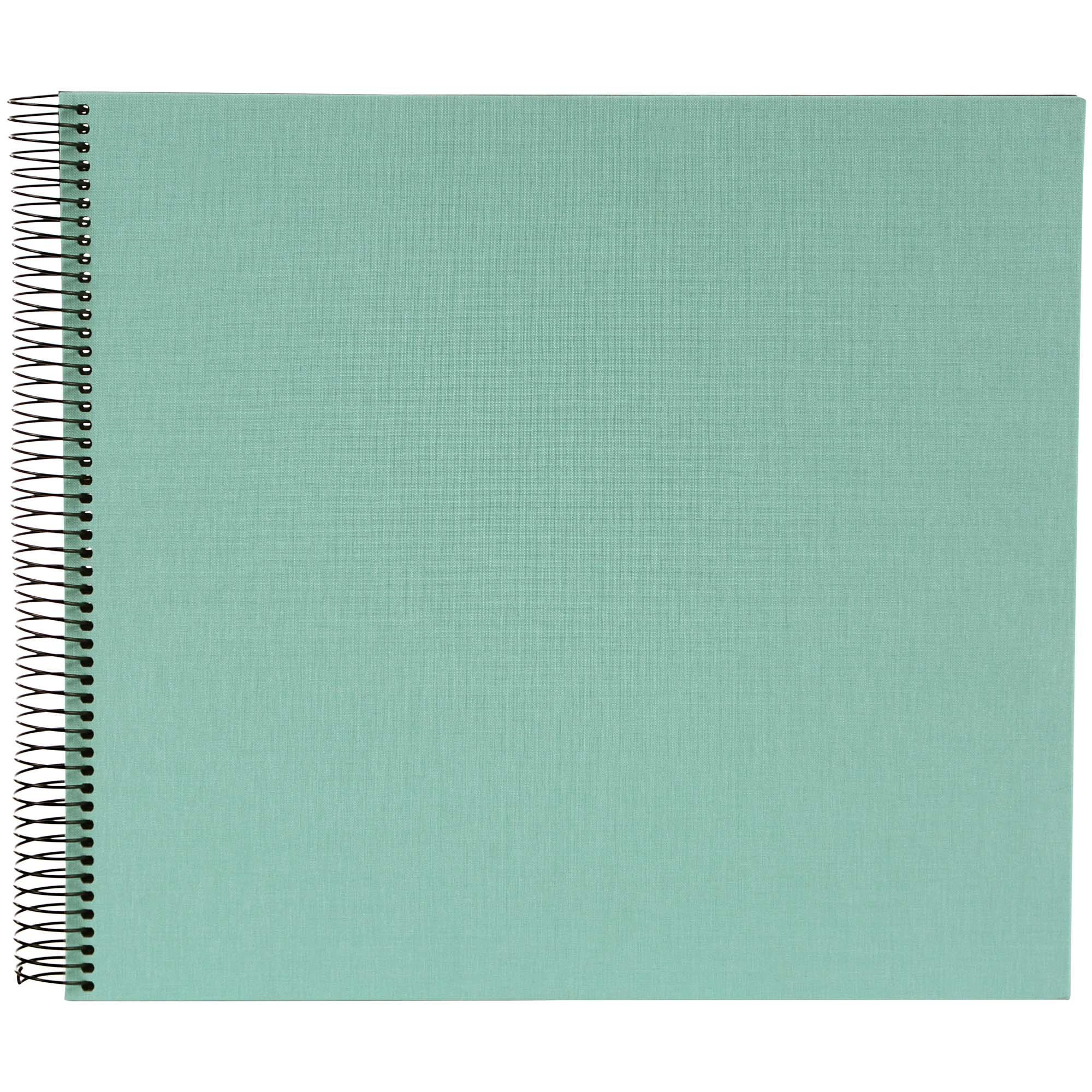 goldbuch Spiralalbum Bella Vista aqua mit schwarzen Seiten, 30x34 cm