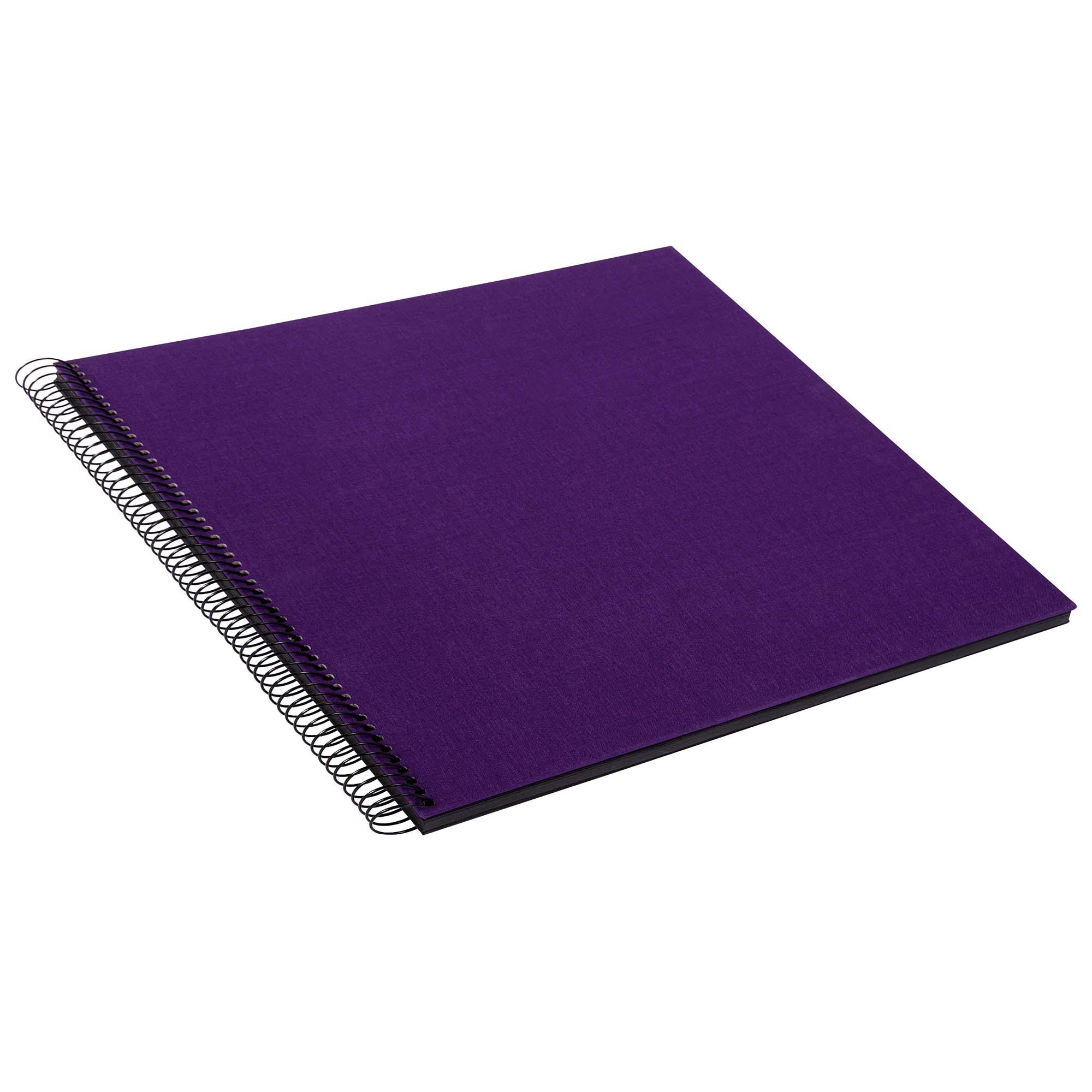 Produktbild goldbuch Spiralalbum Leinen, lila 30x34 cm 2 von 2