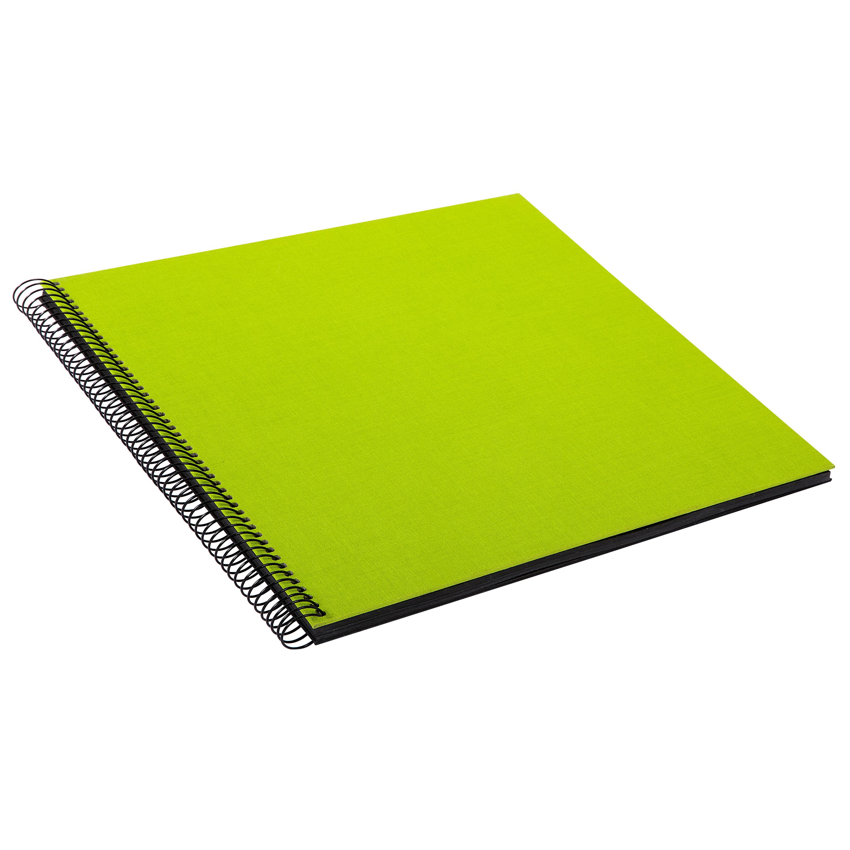 Produktbild goldbuch Spiralalbum Bella Vista grün mit schwarzen Seiten, 30x34 cm 2 von 3