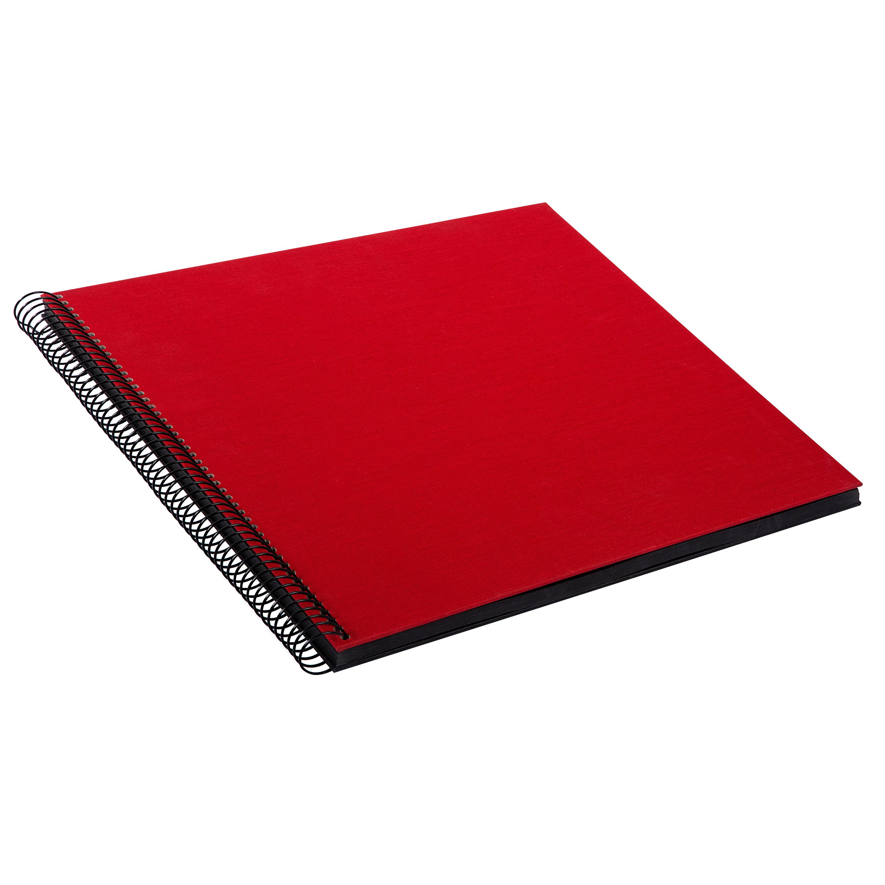 Produktbild goldbuch Spiralalbum Bella Vista rot mit schwarzen Seiten, 30x34 cm 2 von 4