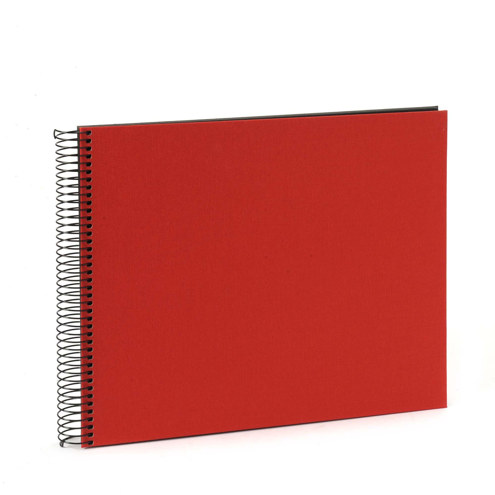 Produktbild goldbuch Spiralalbum Bella Vista rot mit schwarzen Seiten, 30x34 cm 4 von 4