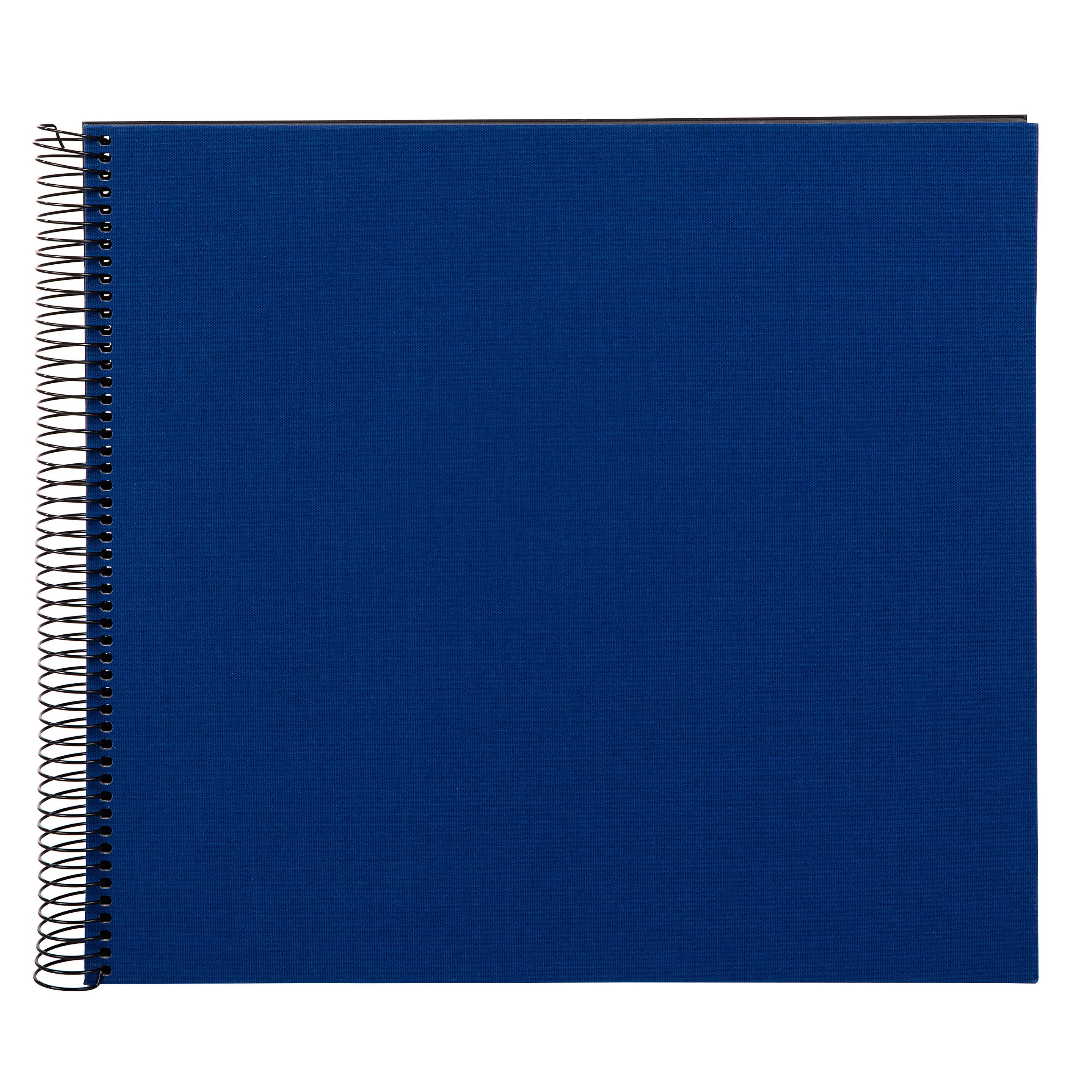 goldbuch Spiralalbum Bella Vista blau mit schwarzen Seiten, 30x34 cm