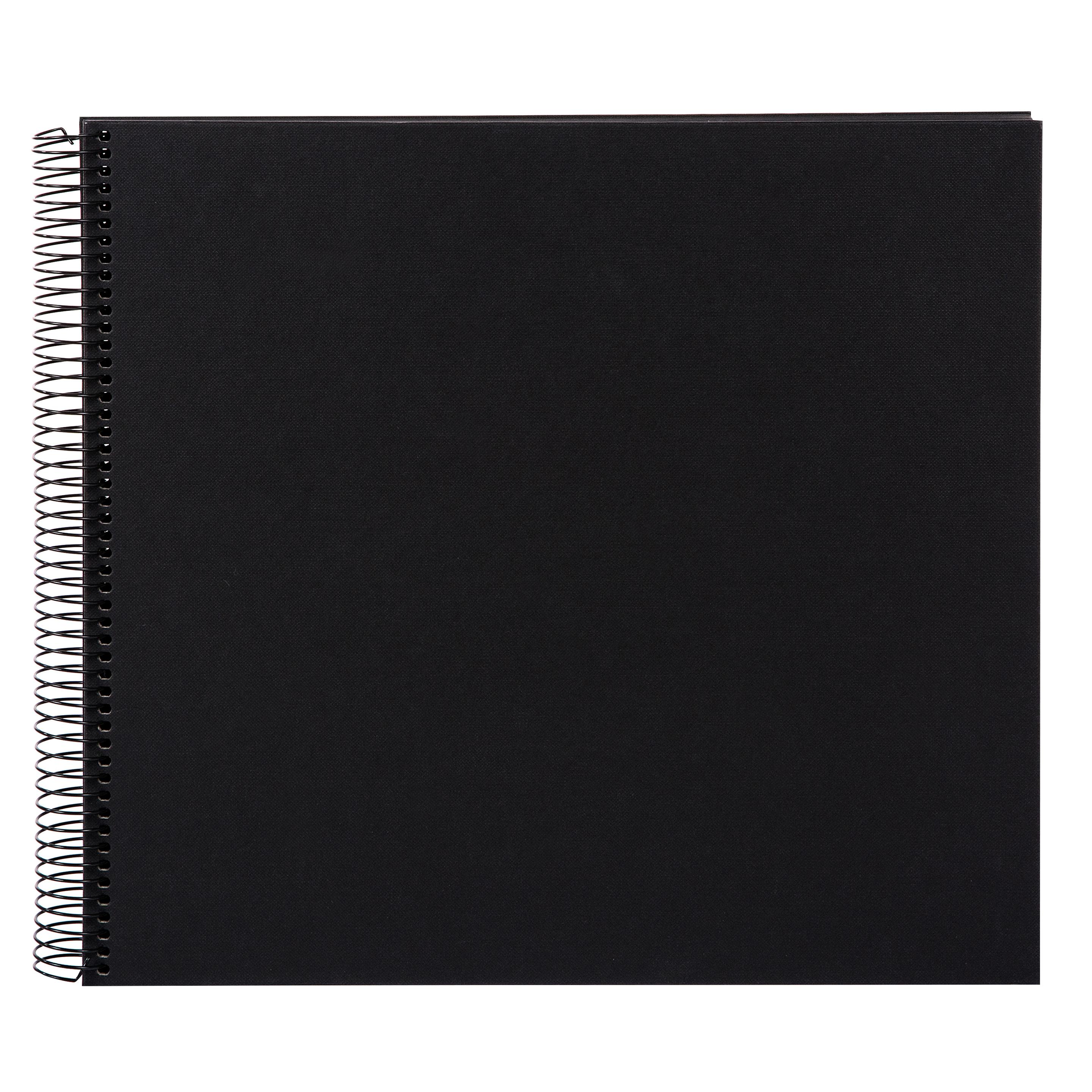 goldbuch Spiralalbum Bella Vista schwarz mit schwarzen Seiten, 30x34 cm