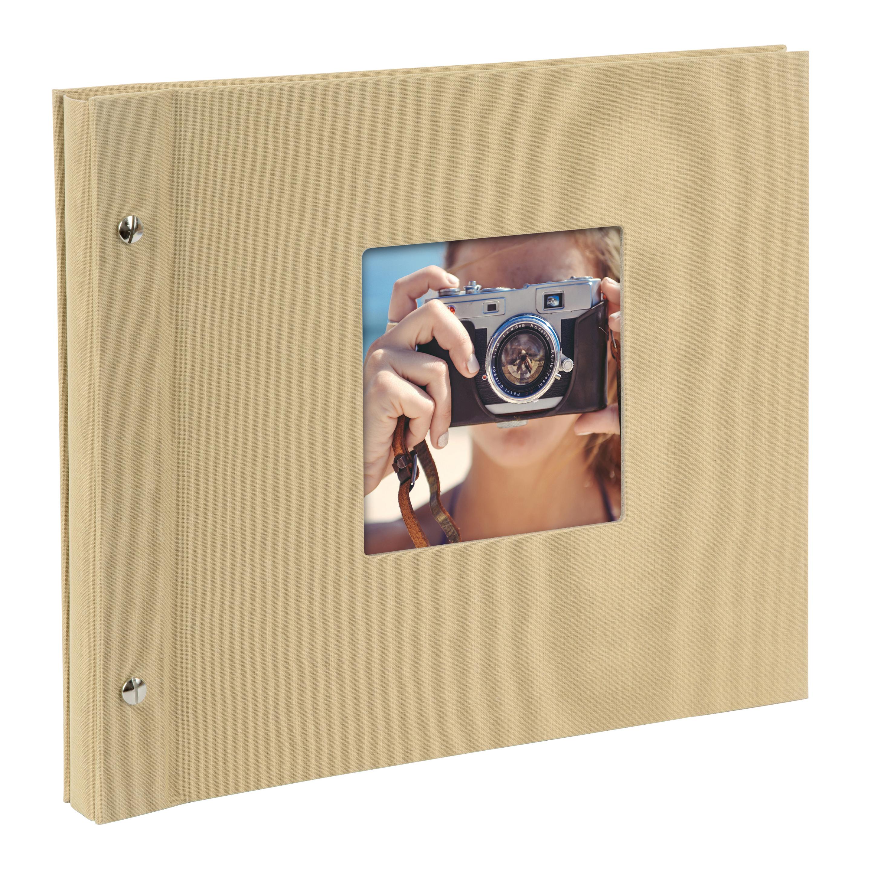 Produktbild goldbuch Schraubalbum Bella Vista Beige, 30x25cm, 40 schwarze Seiten - erweiterbar 2 von 7