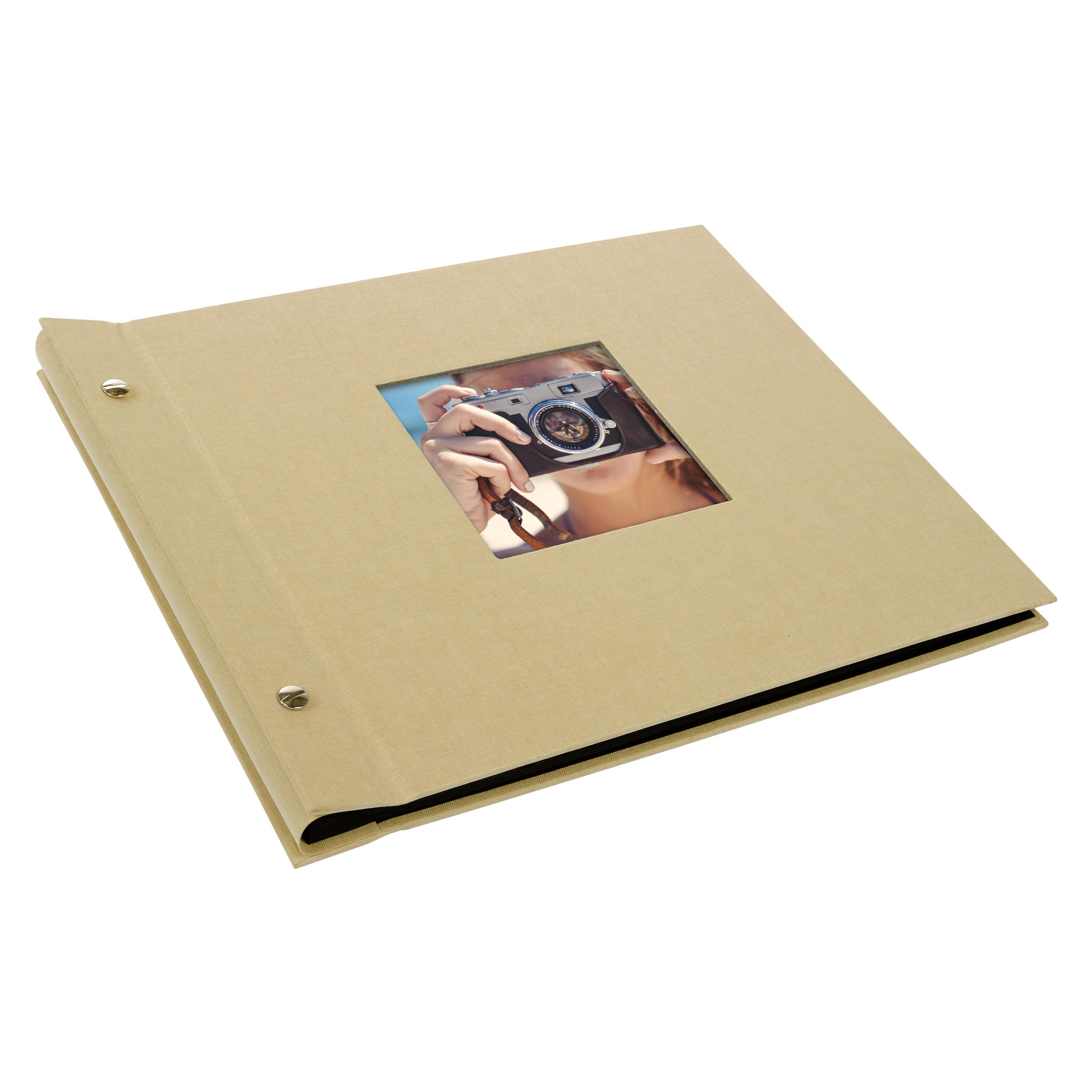 Produktbild goldbuch Schraubalbum Bella Vista Beige, 30x25cm, 40 schwarze Seiten - erweiterbar 3 von 7