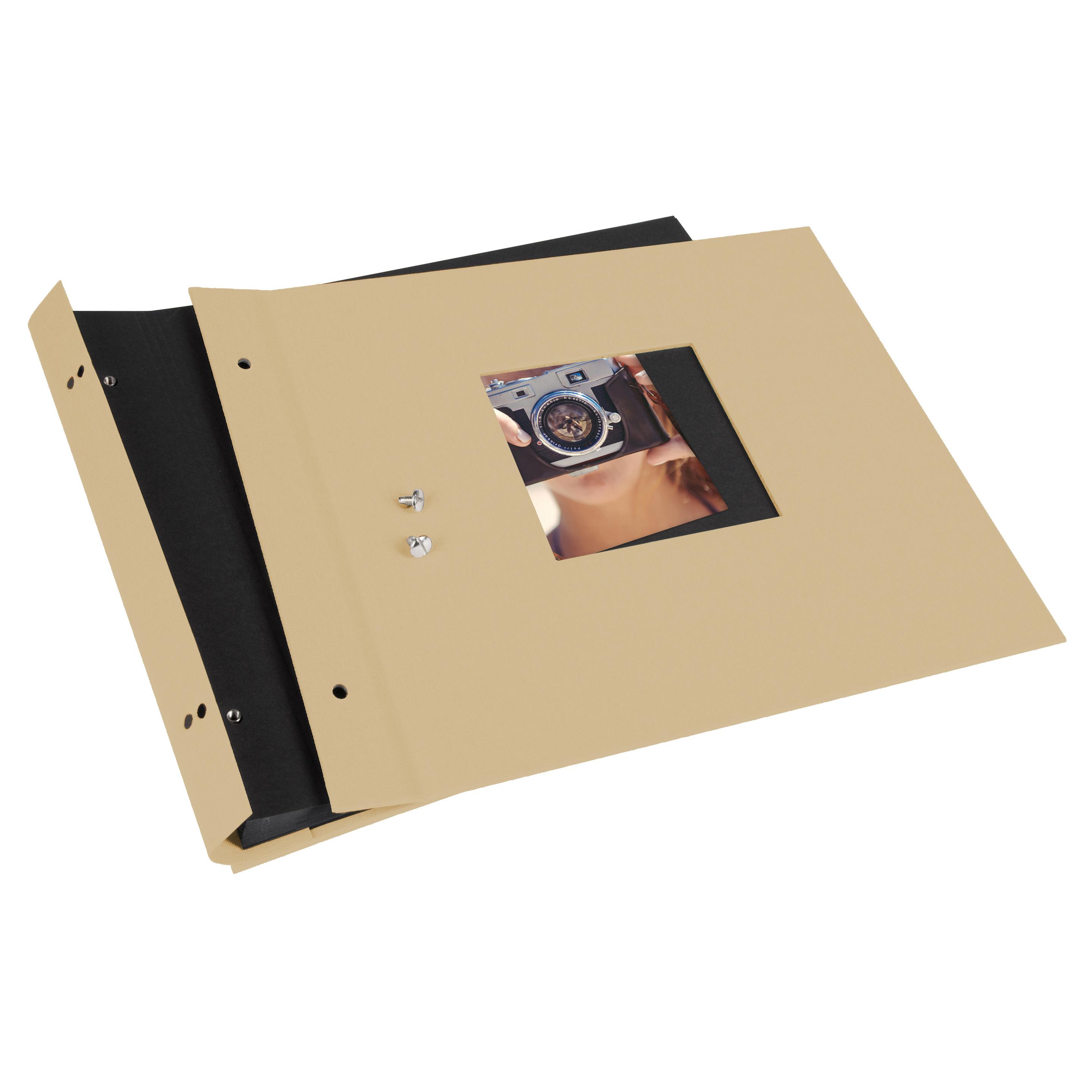 Produktbild goldbuch Schraubalbum Bella Vista Beige, 30x25cm, 40 schwarze Seiten - erweiterbar 6 von 7