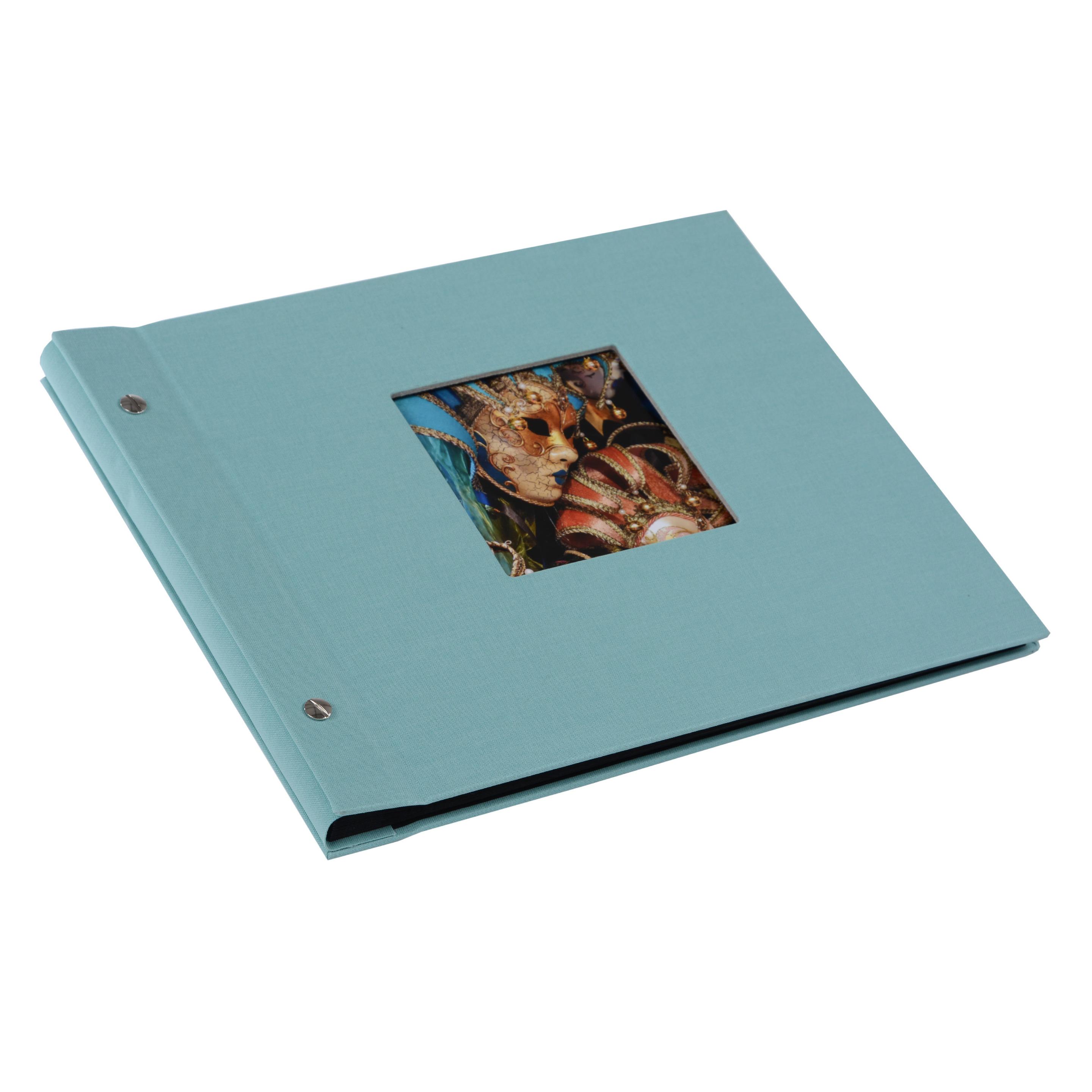 Produktbild goldbuch Schraubalbum Bella Vista aqua mit schwarzen Seiten 30x25 cm 2 von 3