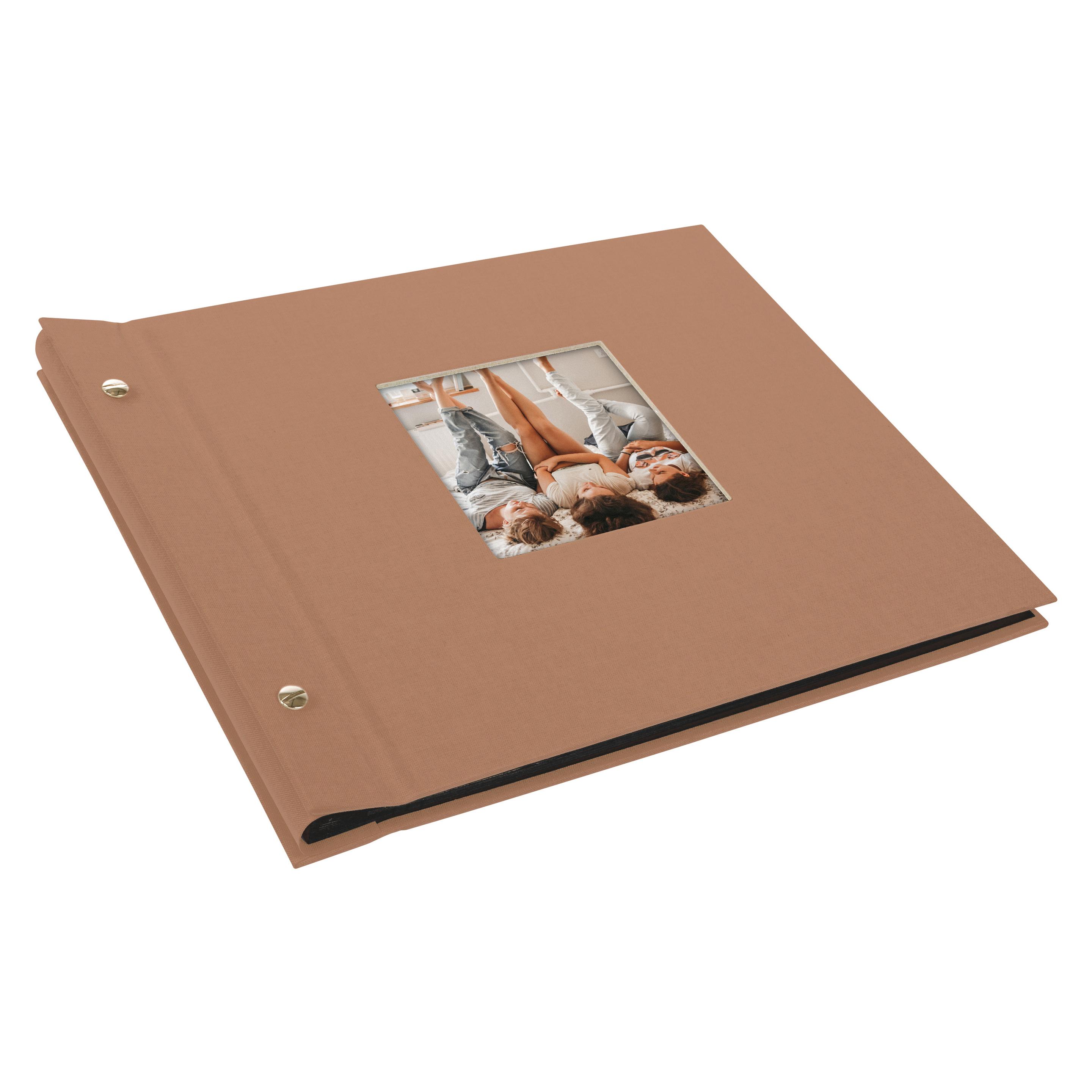 Produktbild goldbuch Schraubalbum Bella Vista Haselnuss 30x25cm 40 schwarze Seiten - erweiterbar 2 von 7