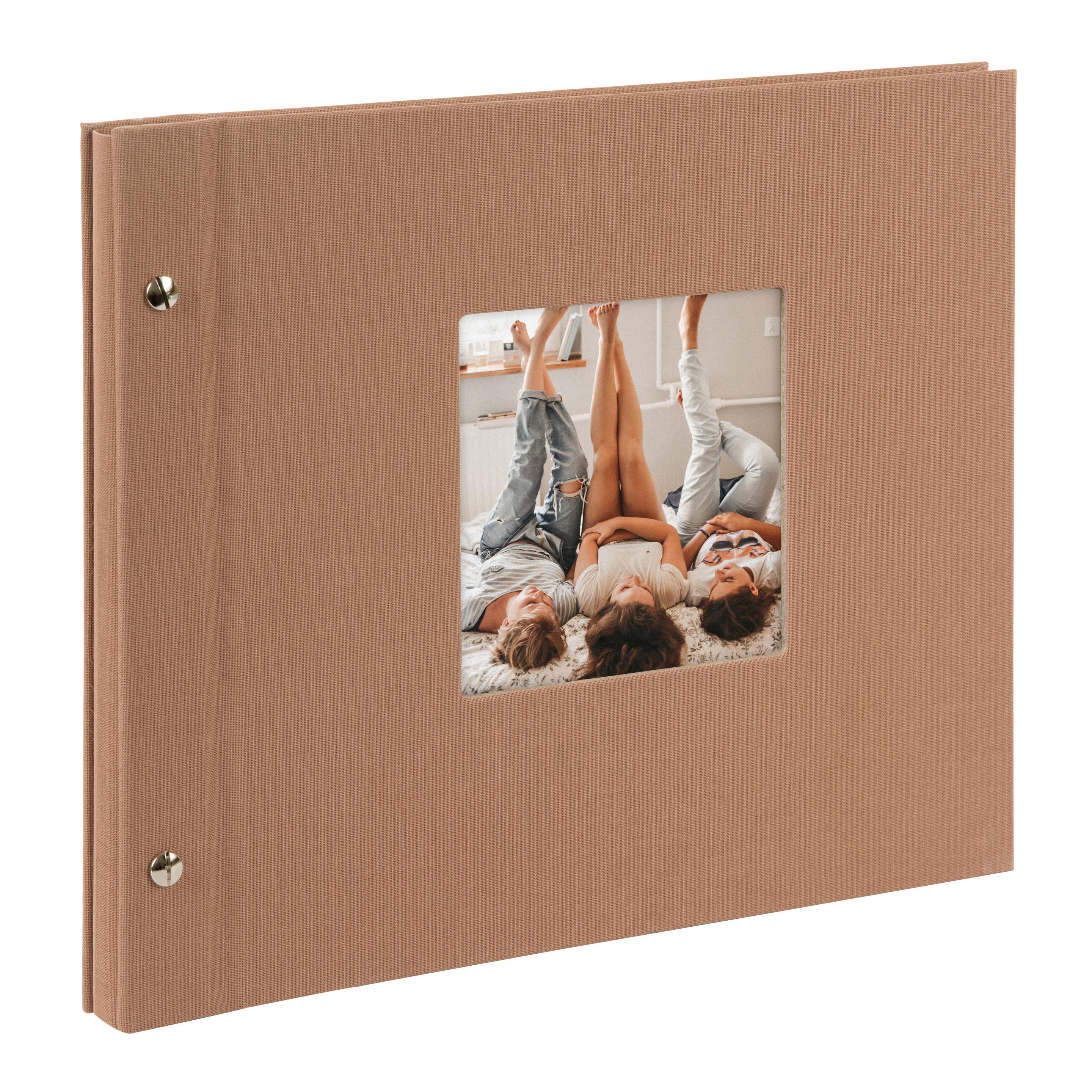 Produktbild goldbuch Schraubalbum Bella Vista Haselnuss 30x25cm 40 schwarze Seiten - erweiterbar 3 von 7