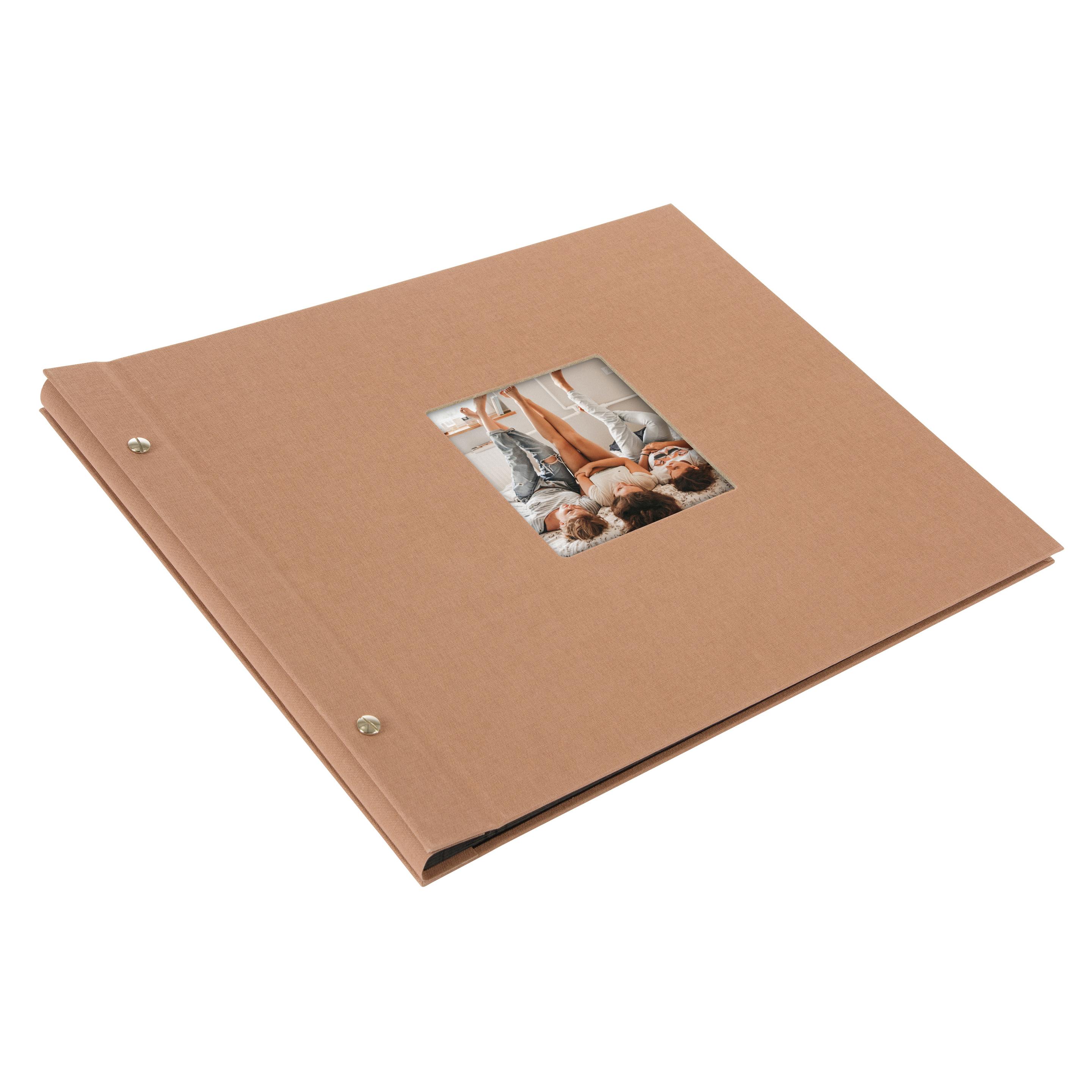 Produktbild goldbuch Schraubalbum Bella Vista Haselnuss, 39x31cm, 40 schwarze Seiten - erweiterbar 3 von 7