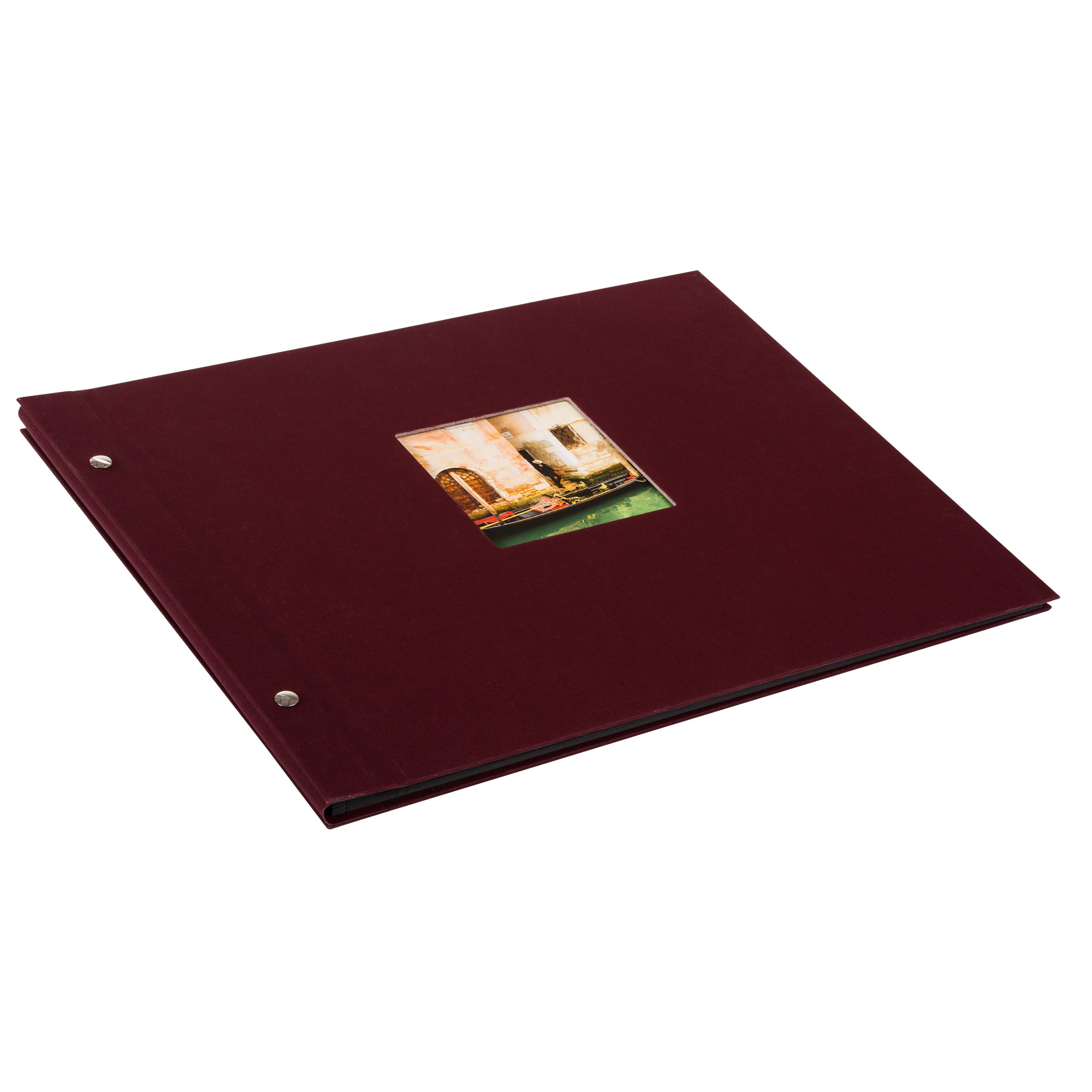 Produktbild goldbuch Schraubalbum Bella Vista bordeaux mit schwarzen Seiten, 39x31 cm 2 von 4