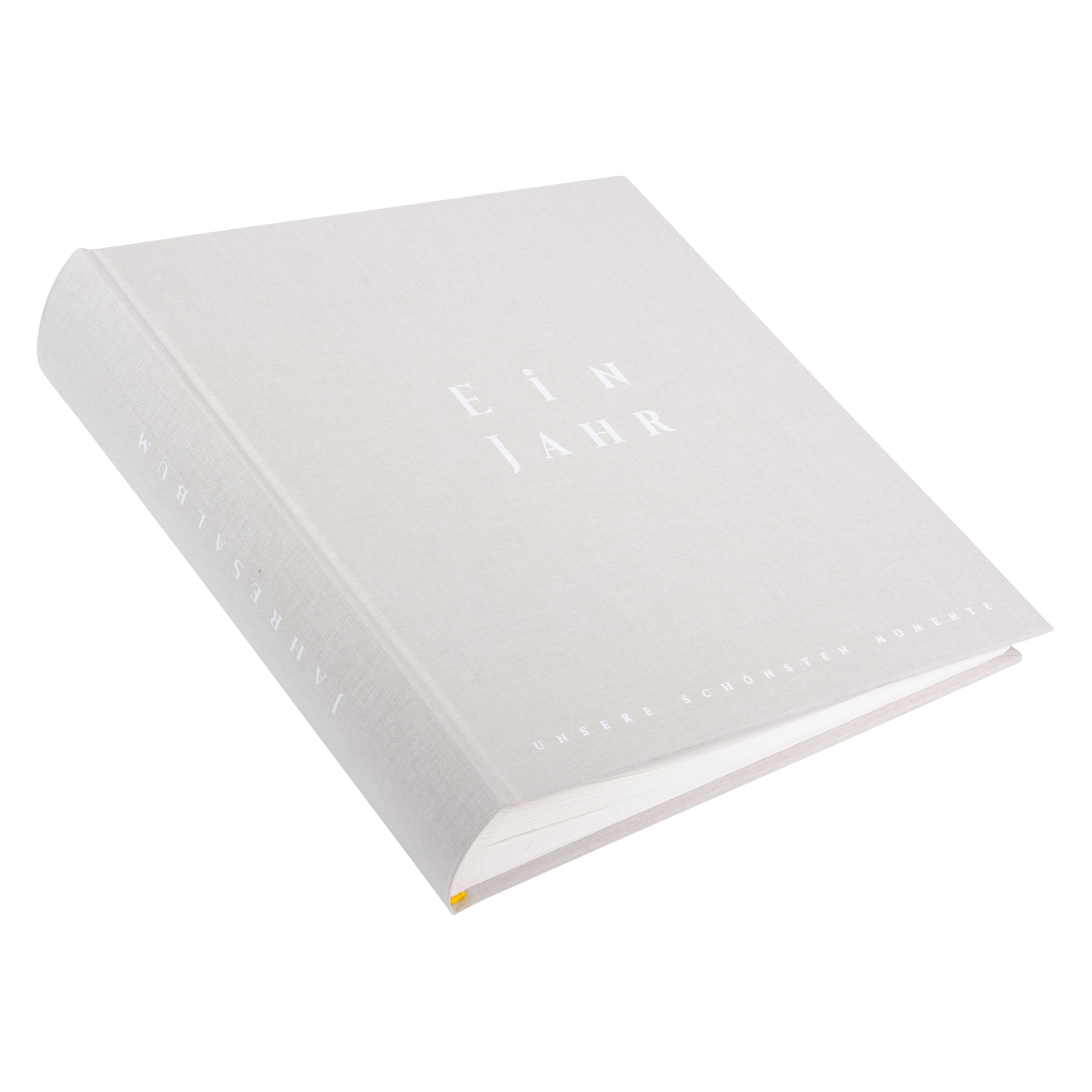 Produktbild goldbuch Fotoalbum Leinen "Ein Jahr" sandgrau 30 x 31cm 5 von 6