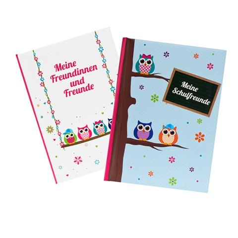 goldbuch Freundebuch Eule