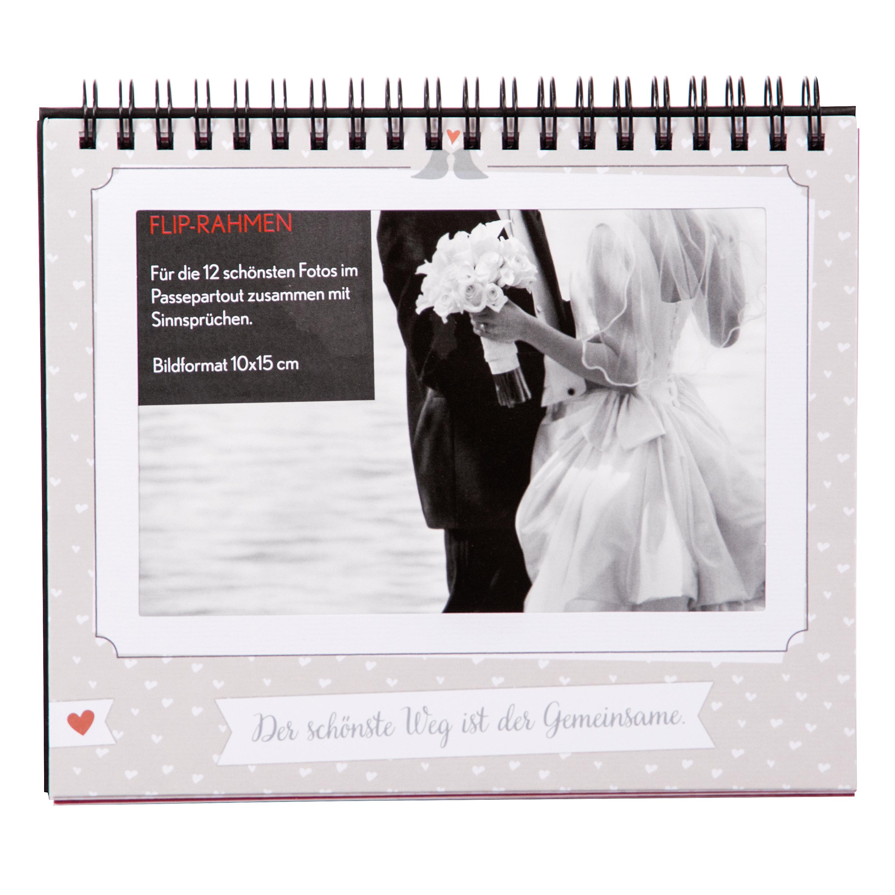 goldbuch Tischaufsteller Hochzeit für 12 Fotos 10x15 cm