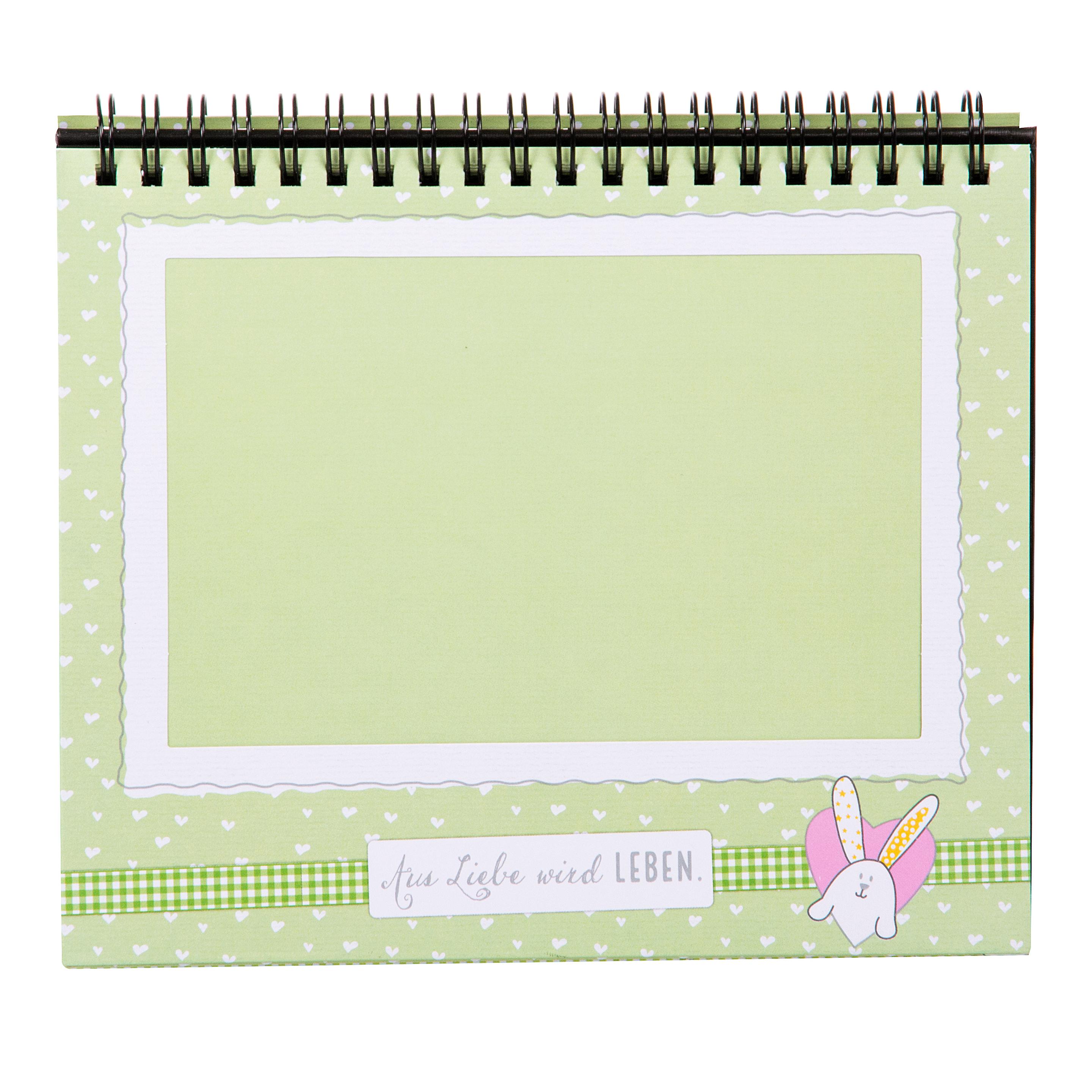 Produktbild goldbuch Tischaufsteller Sweetheart grün für 12 Fotos 10x15 cm 4 von 8