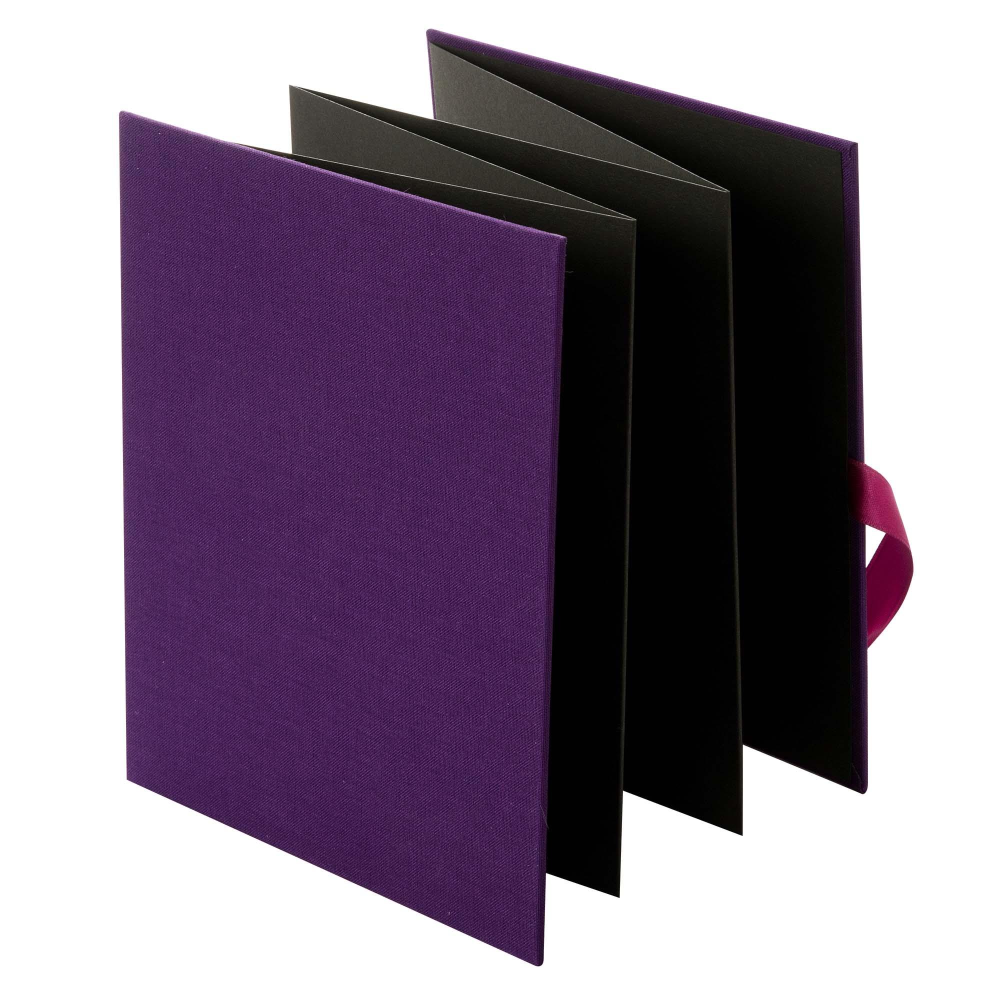 Produktbild goldbuch Leporello Bella Vista, trend dark aubergine 3 von 3