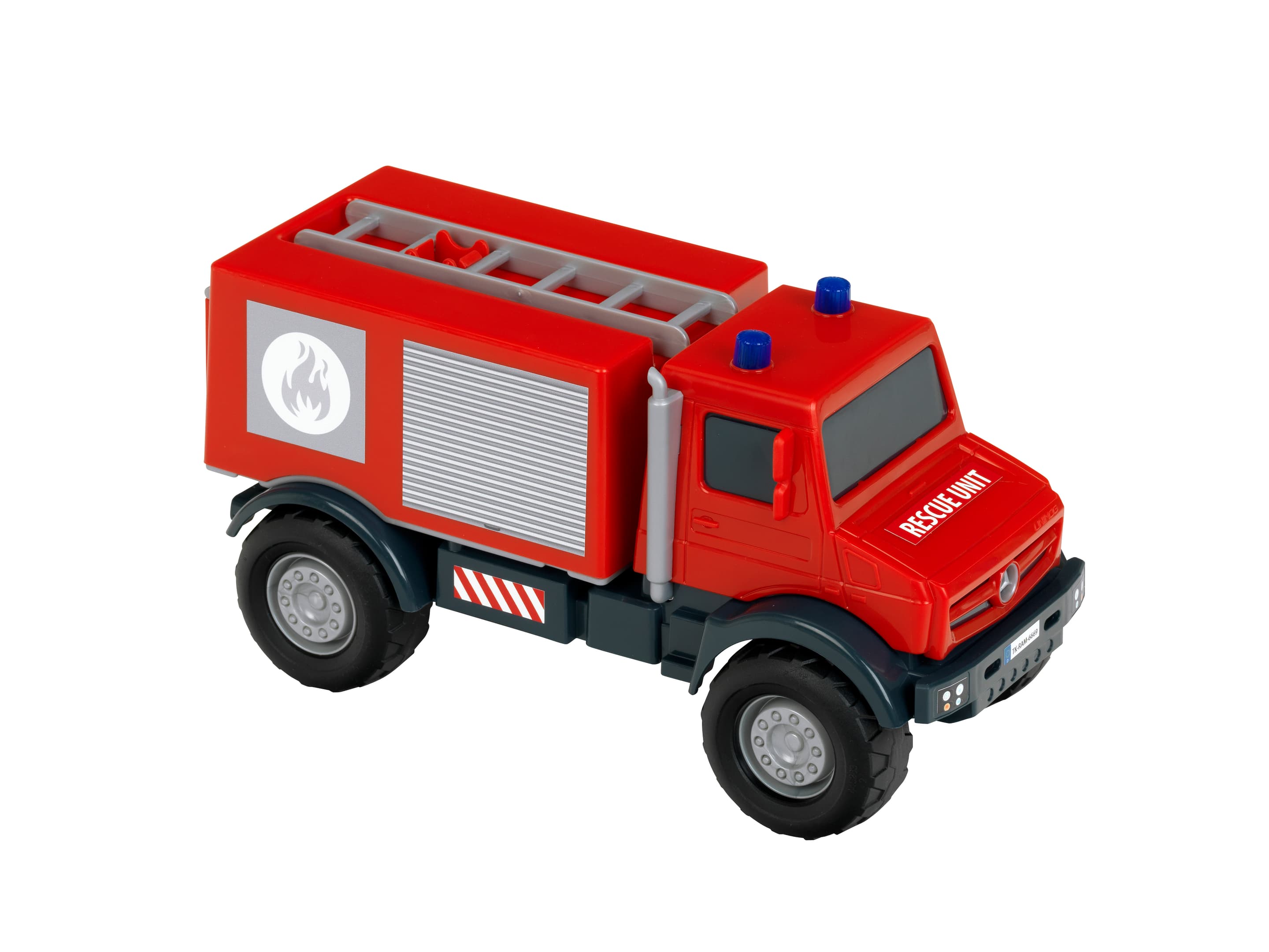 Produktbild Theo Klein Mercedes-Benz - Unimog Feuerwehr Fahrzeug, Innen-&Außenbereich, 1:24 6 von 6