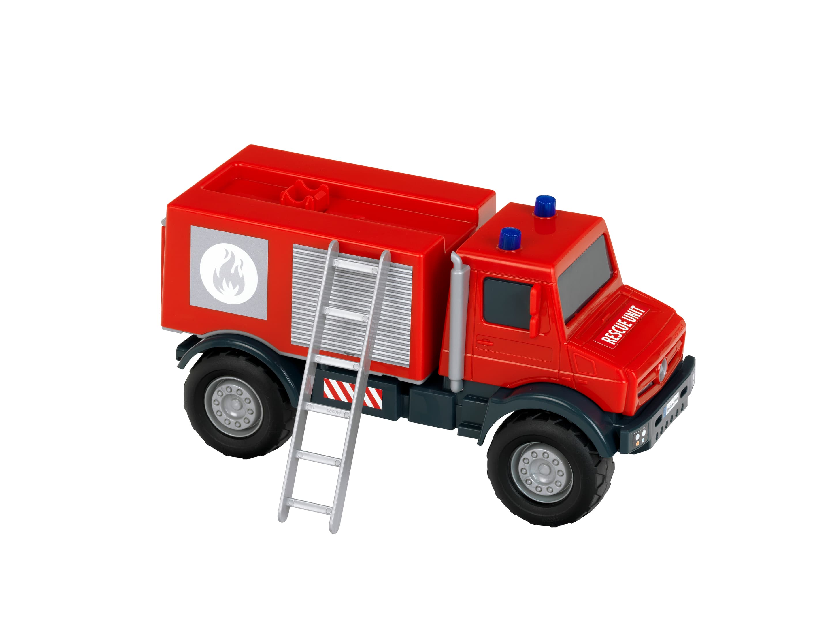 Produktbild Theo Klein Mercedes-Benz - Unimog Feuerwehr Fahrzeug, Innen-&Außenbereich, 1:24 4 von 6