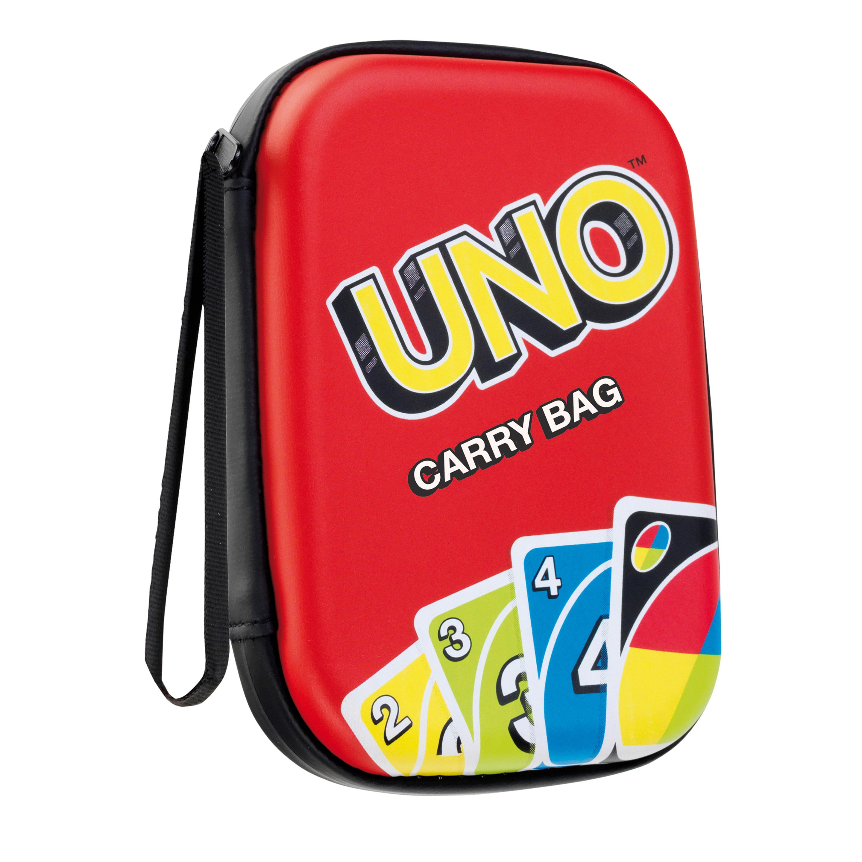 Theo Klein 5901 UNO Tragetasche I Praktische Spielkarten-Tasche für unterwegs I Schützt Karten vor Nässe und Staub