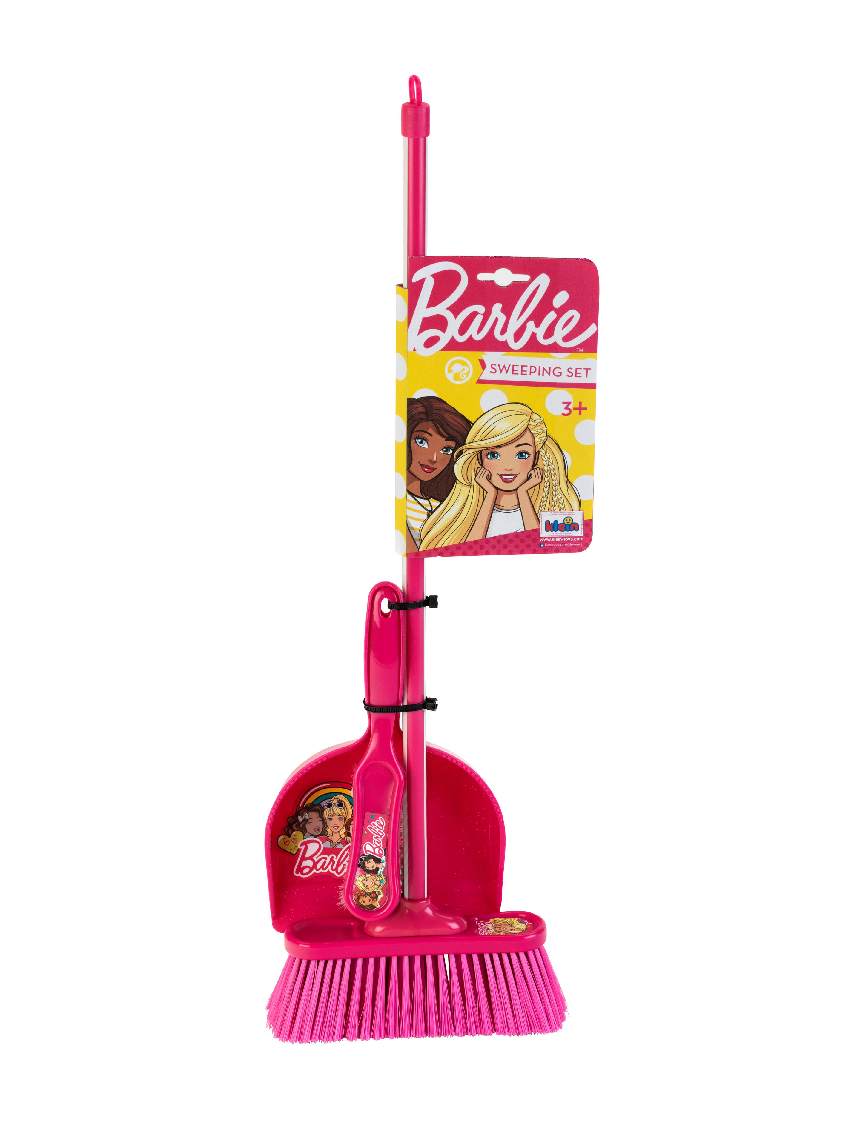 Produktbild Theo Klein 6351 Barbie 3-teilige Classic Besengarnitur I Kinder-Besen, Handbesen und Handschaufel im Barbie-Look 3 von 3