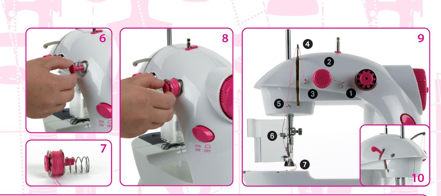 Produktbild Theo Klein 7901 Fashion Passion Kinder-Nähmaschine 4 von 8