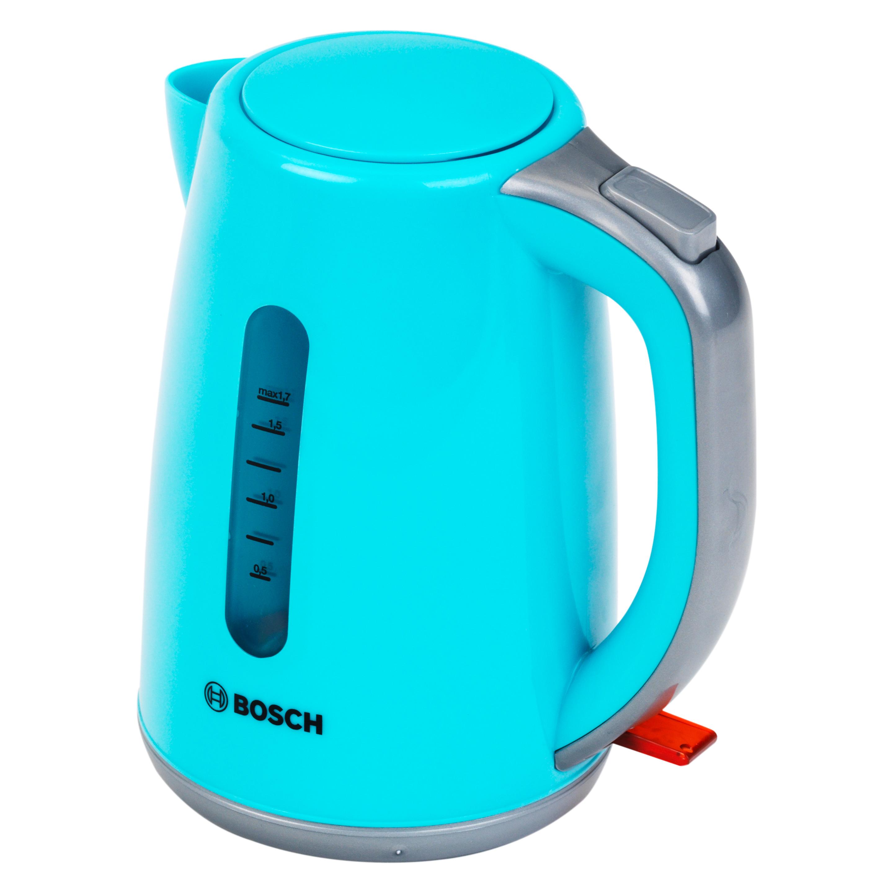 Theo Klein 9539 Bosch Wasserkocher I Kinderküchen-Zubehör I mit Wasser befüllbar I Maße: 14,5 cm x 9,5 cm x 15,5 cm