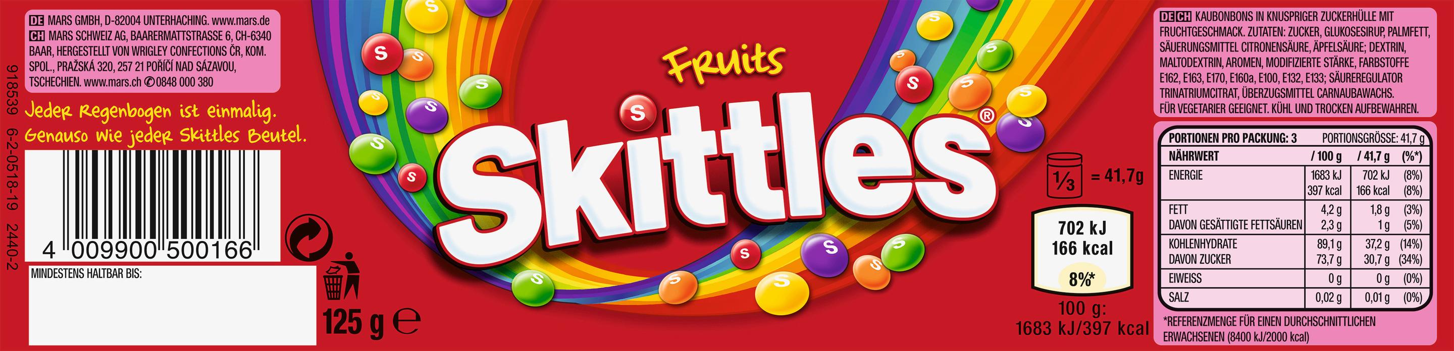 Produktbild Skittles® Fruits Dose 2 von 2