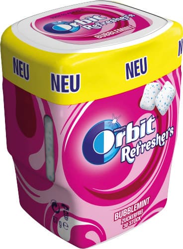 Orbit Refreshers Bubblemint zuckerfreier Kaugummi Dose