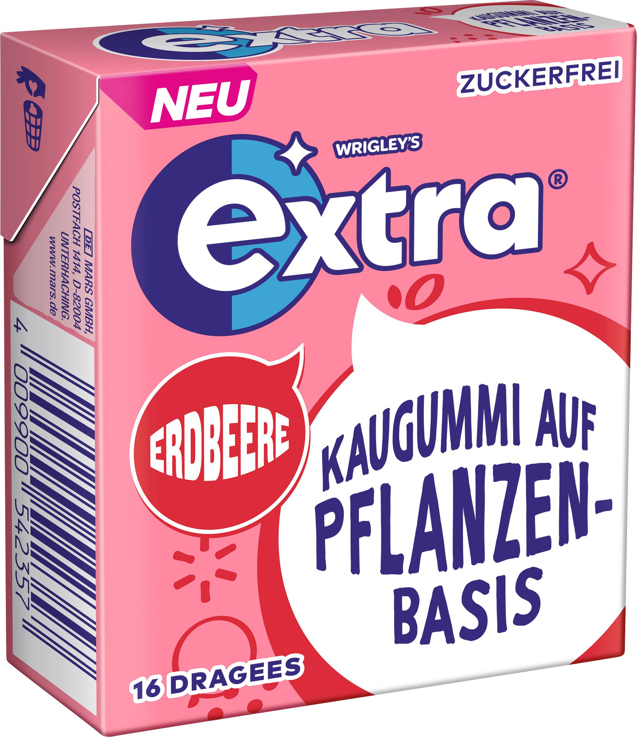 Produktbild Wrigley's extra Kaugummi Erdbeere pflanzlich 2 von 2