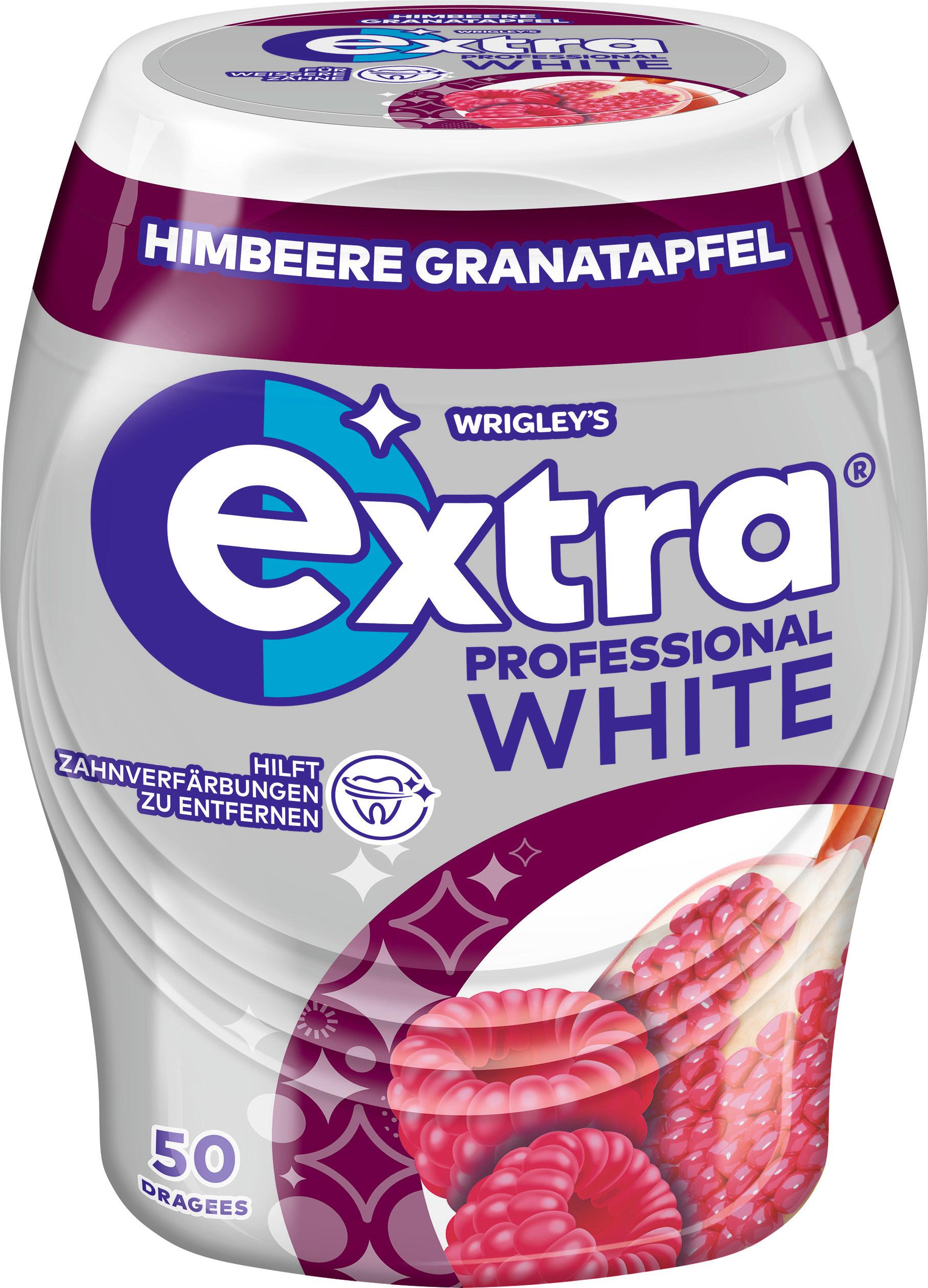 Produktbild Wrigley's Extra® Professional White Himbeere Granatapfel 2 von 2