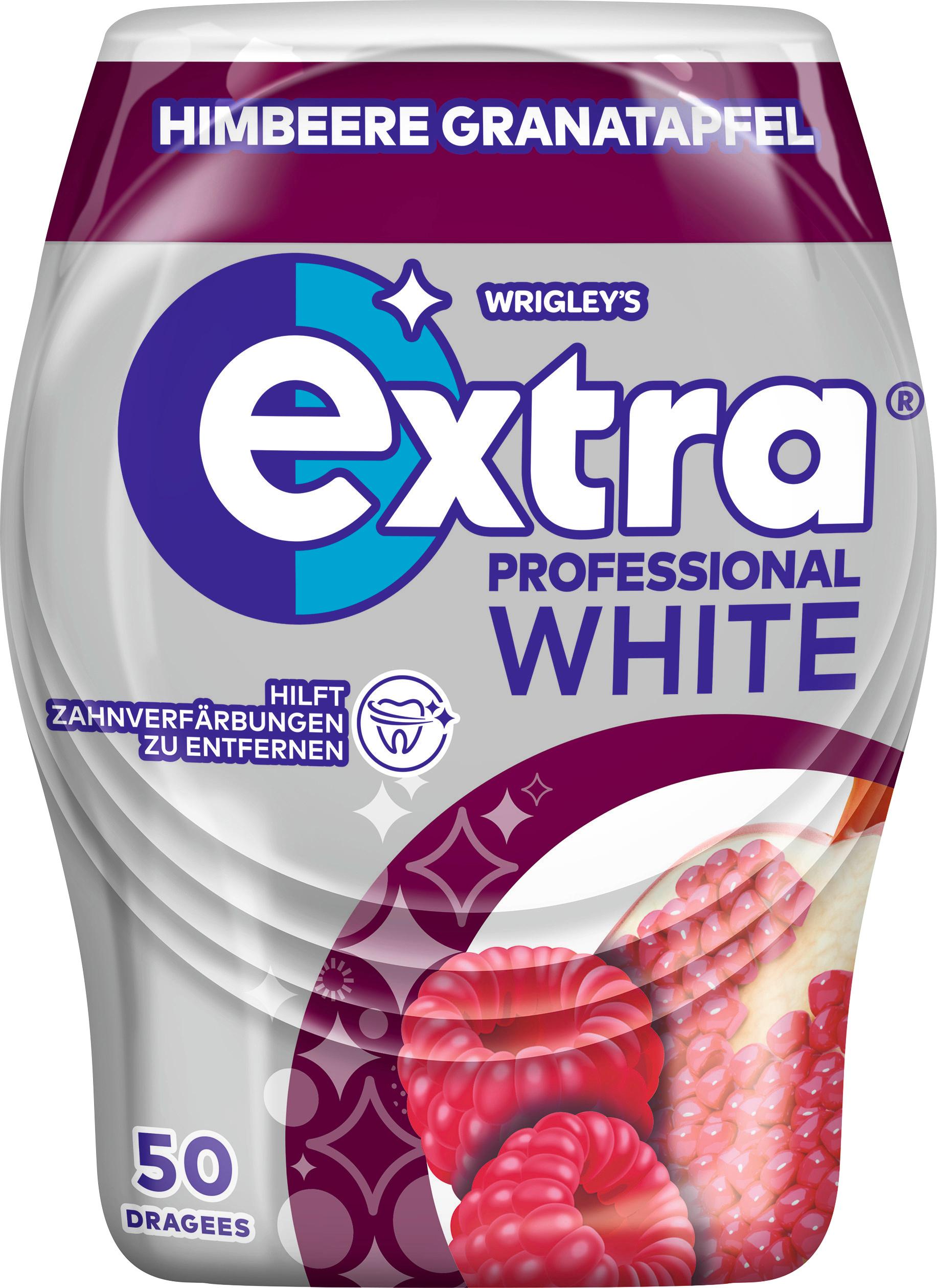 Wrigley's Extra® Professional White Himbeere Granatapfel
