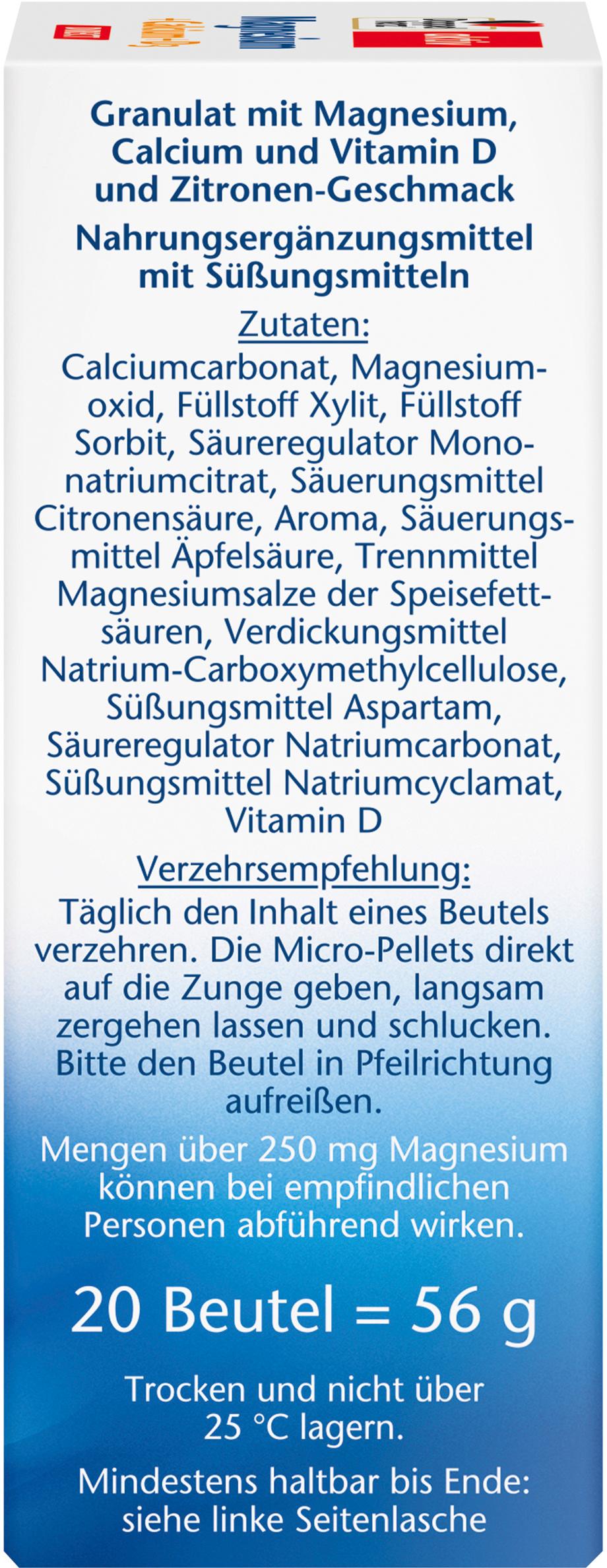 Produktbild Doppelherz Magnesium + Calcium + D3 Direct 20 Portionen 3 von 4