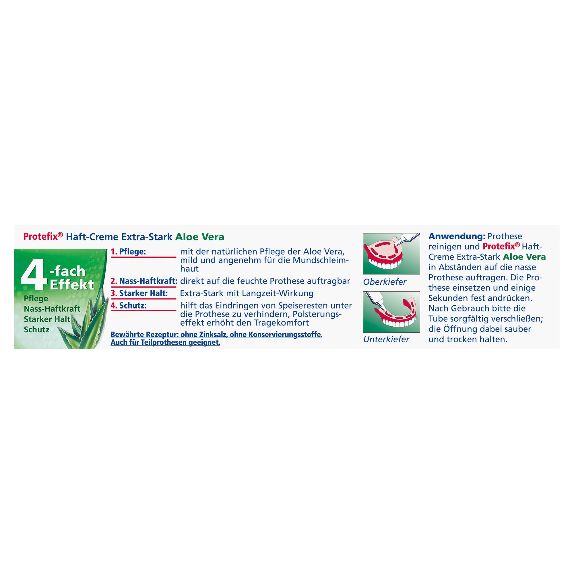 Produktbild Protefix Haft-Creme mit Aloe Vera 2 von 4